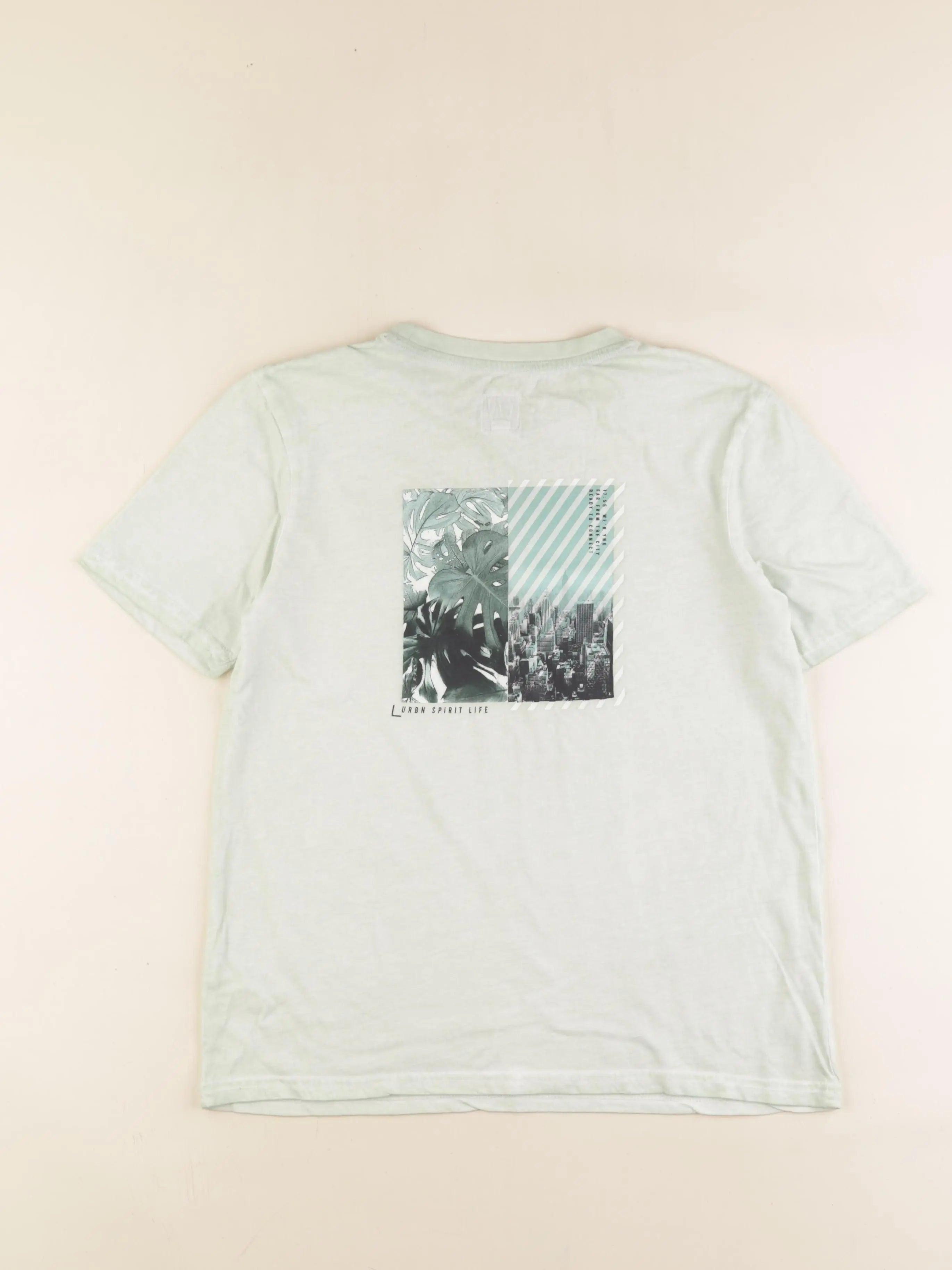 IKKS - tee-shirt imprimé au dos vert - 14 ans