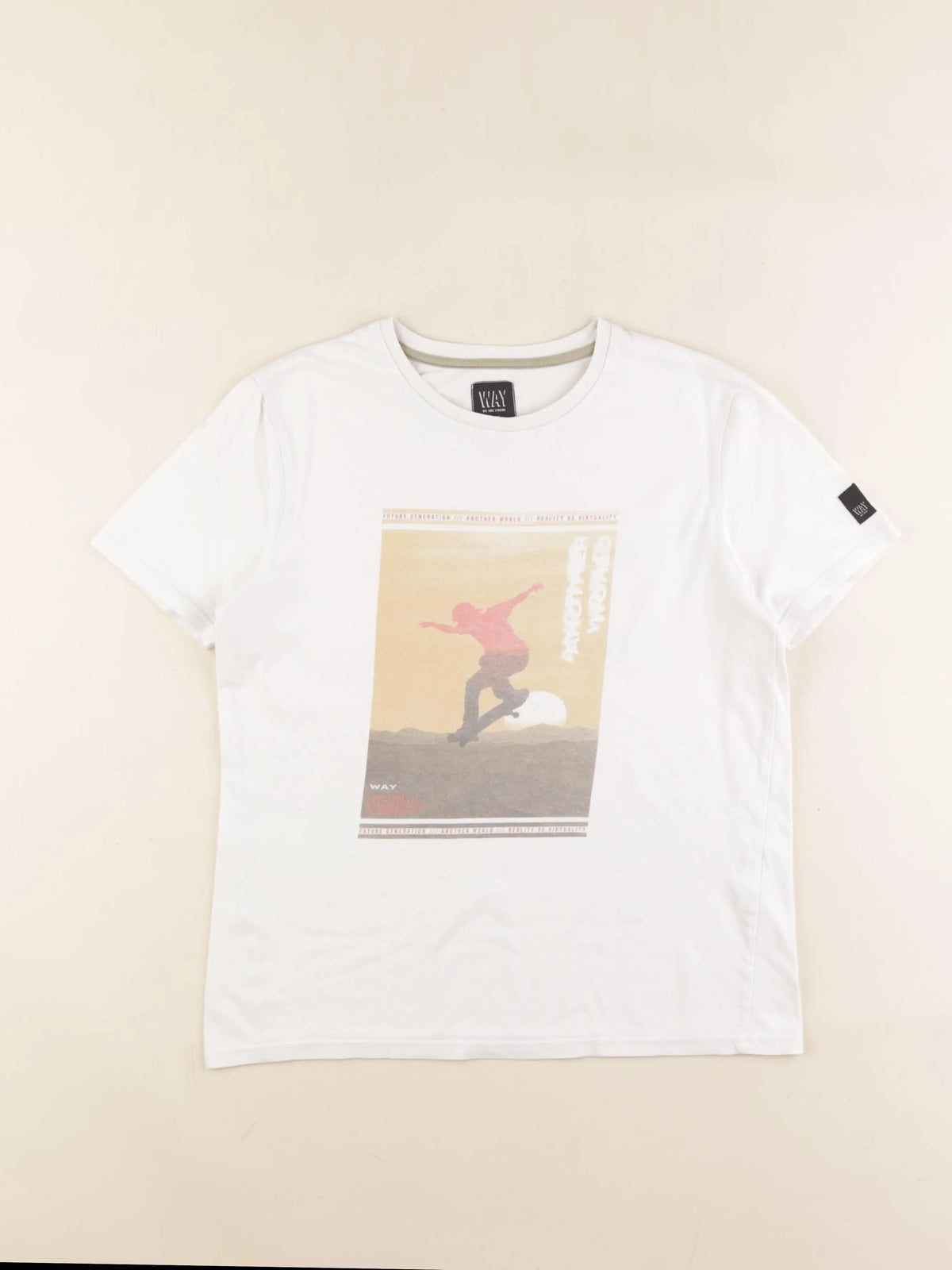 IKKS - tee-shirt blanc - 12 ans