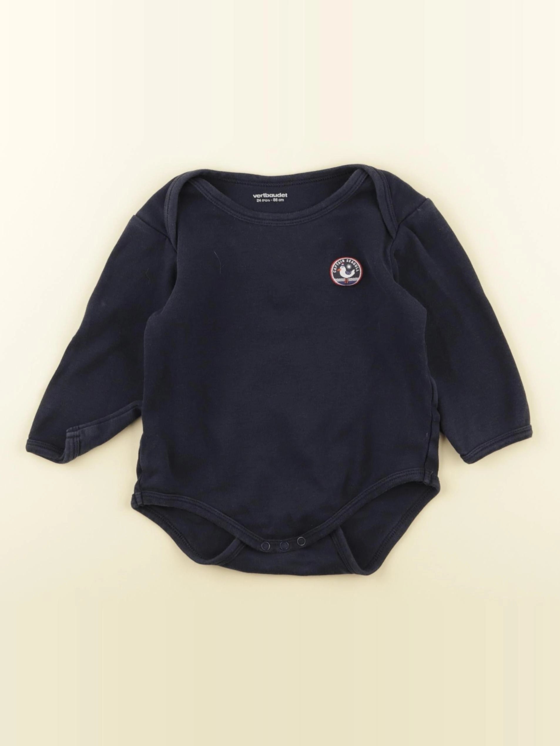 Vertbaudet - body bleu - 24 mois