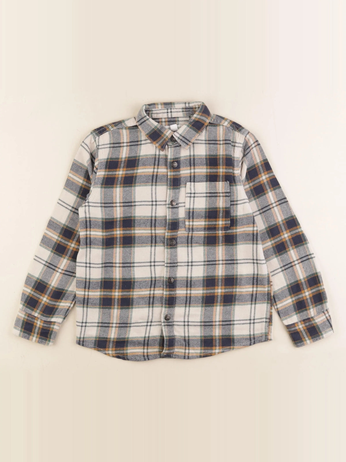 Vertbaudet - chemise multicolore - 8 ans