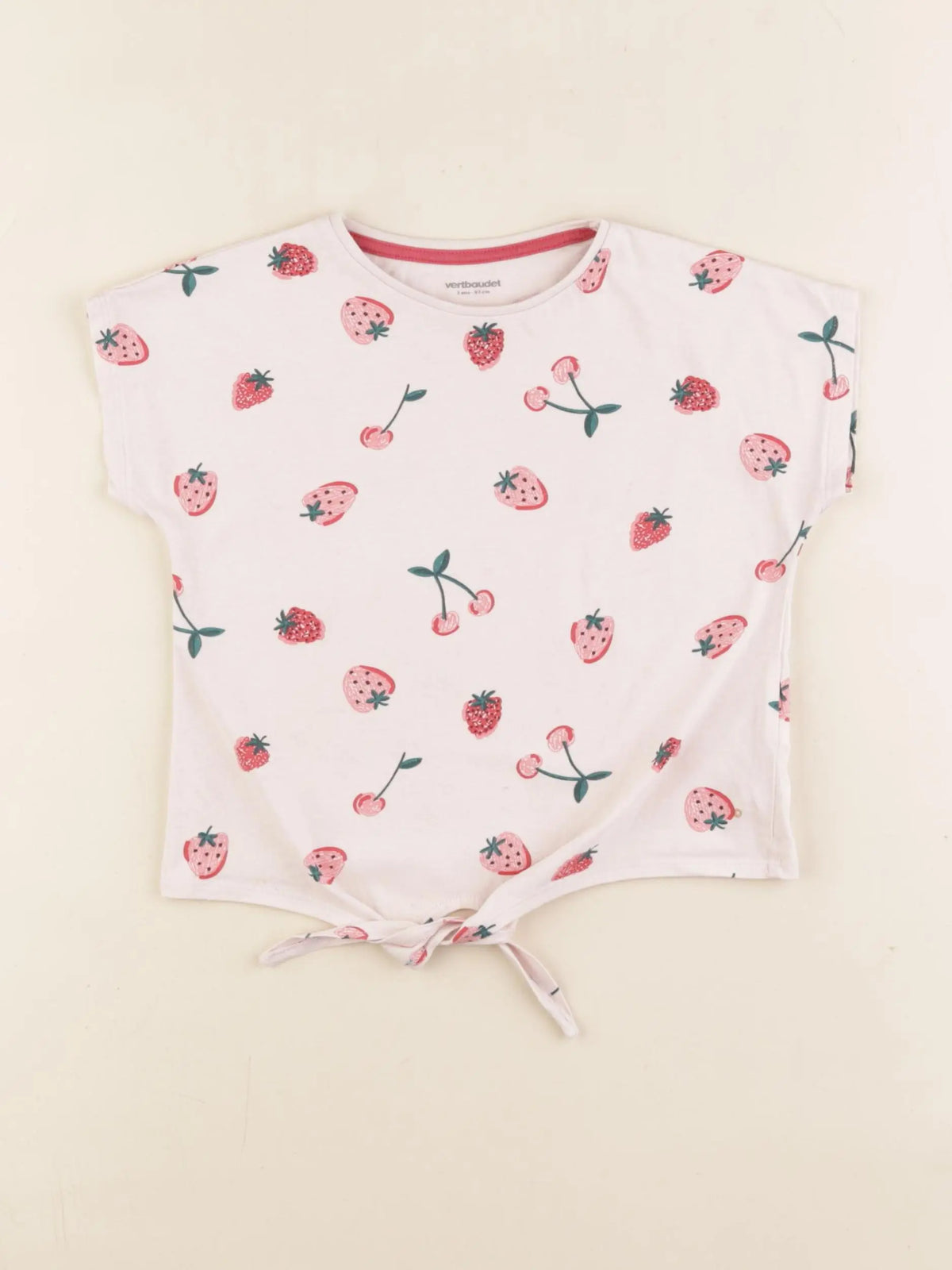 Vertbaudet - tee-shirt rose - 3 ans