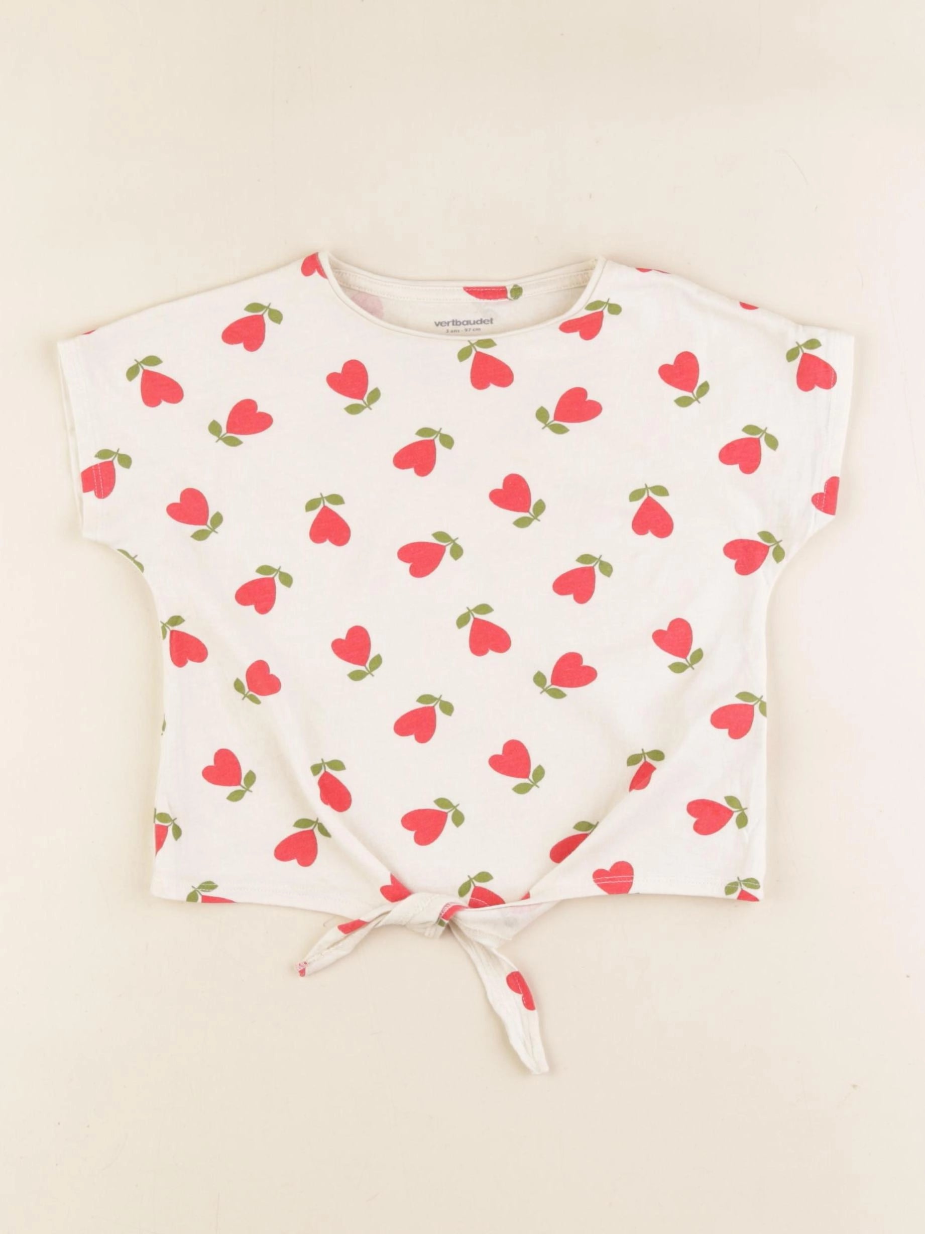 Vertbaudet - tee-shirt multicolore - 3 ans