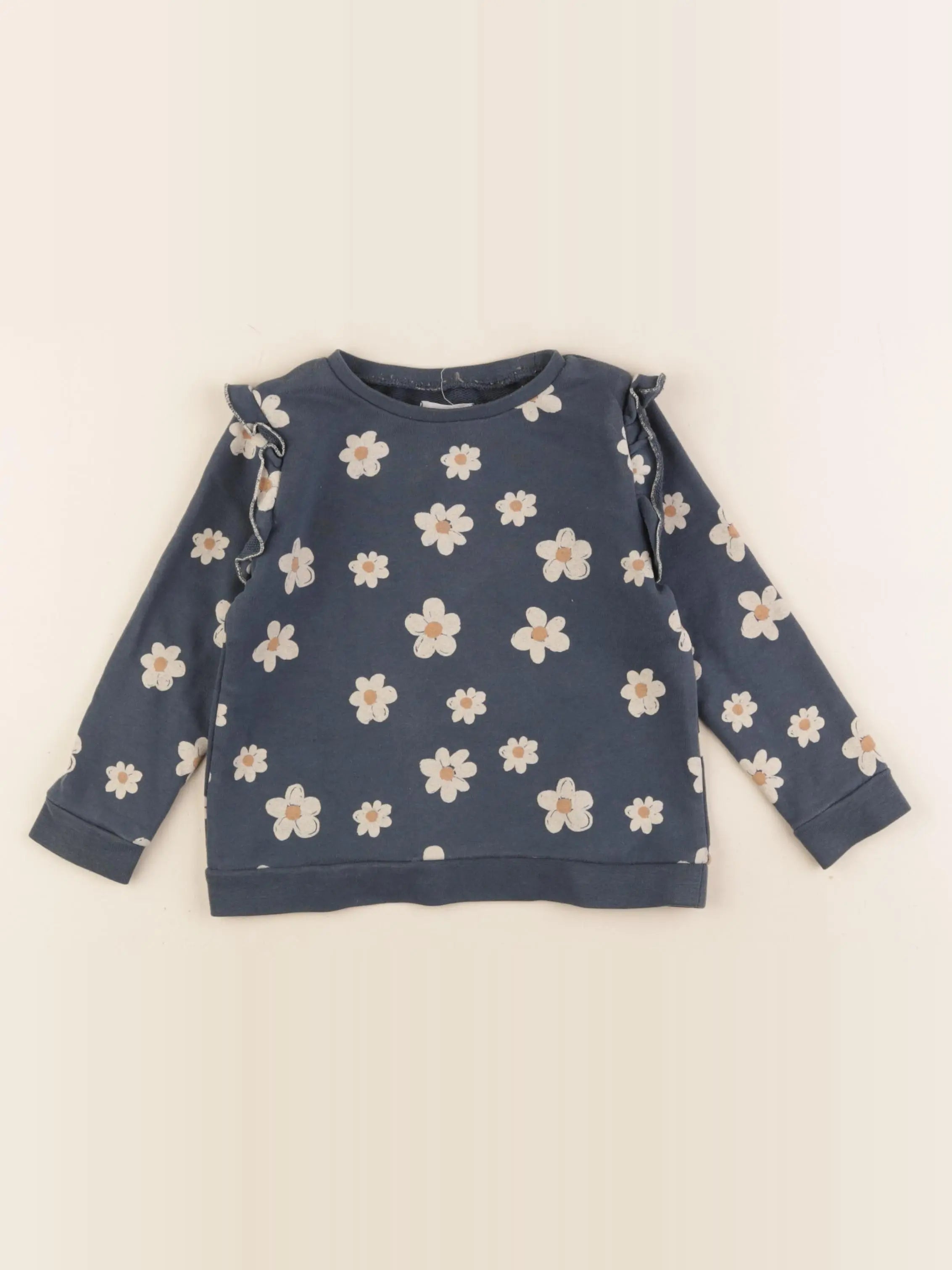 Vertbaudet - sweat bleu - 3 ans