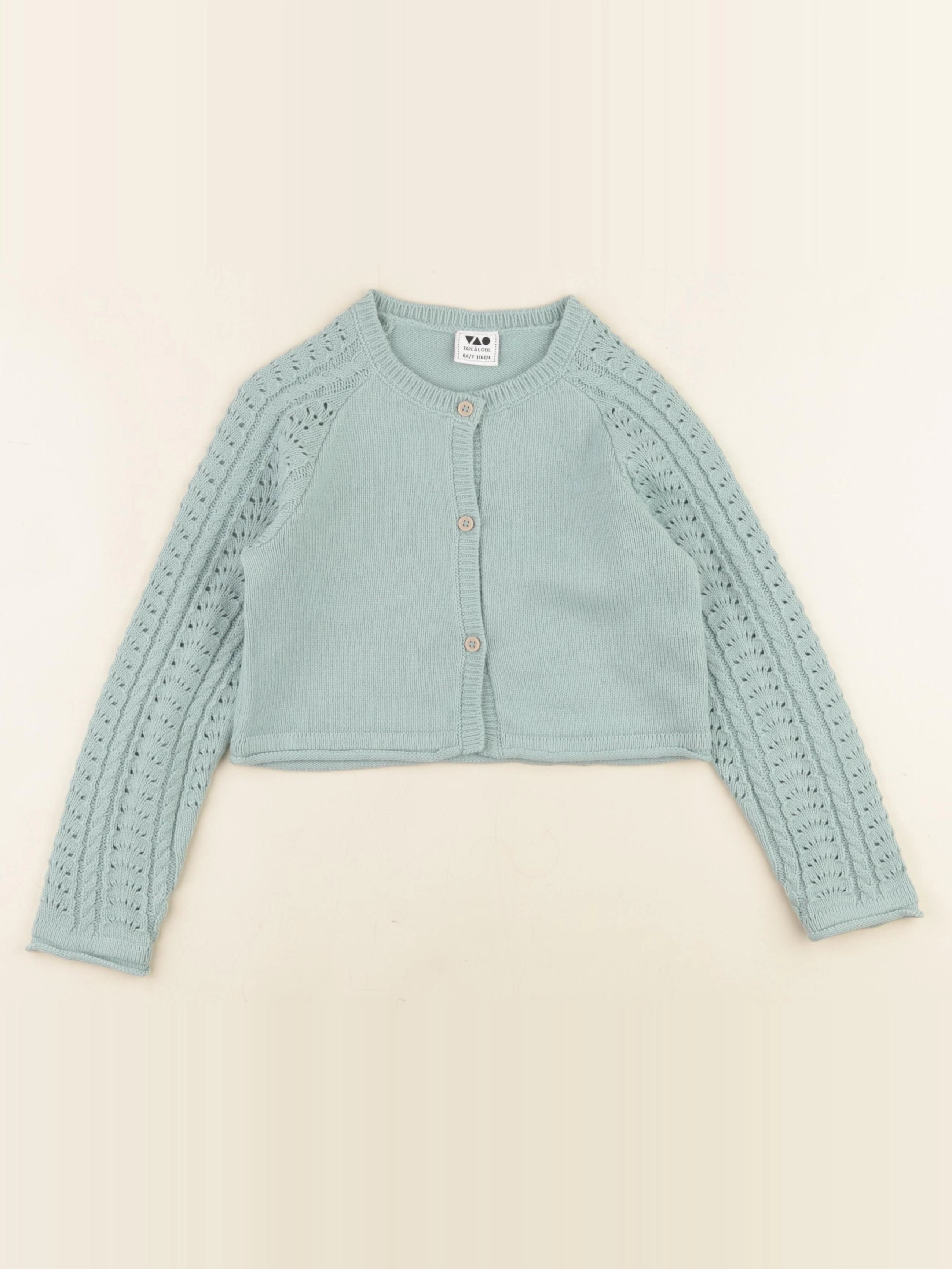 Tape à l'oeil - gilet vert - 6 ans