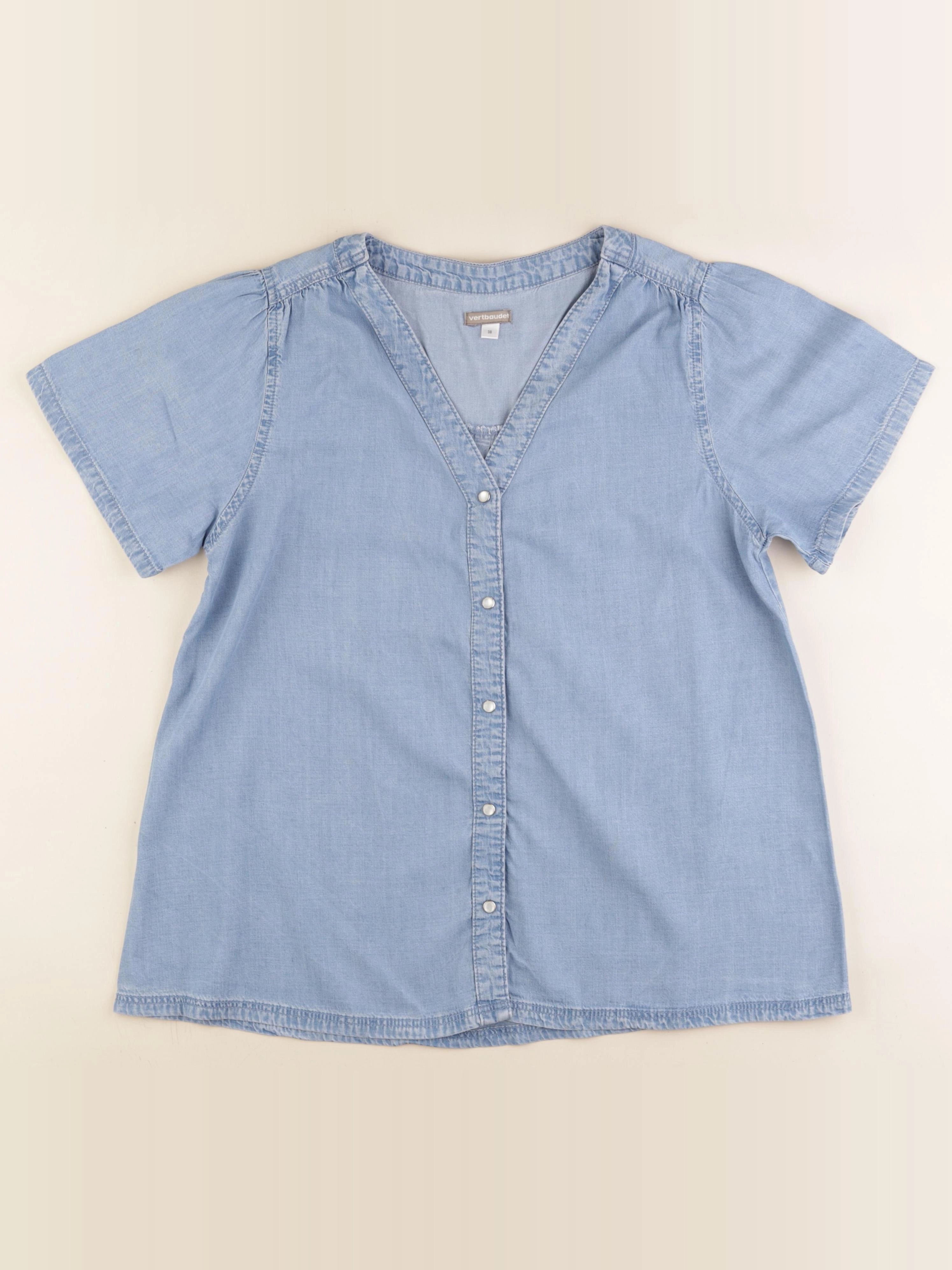 Vertbaudet - blouse grossesse bleu - 38