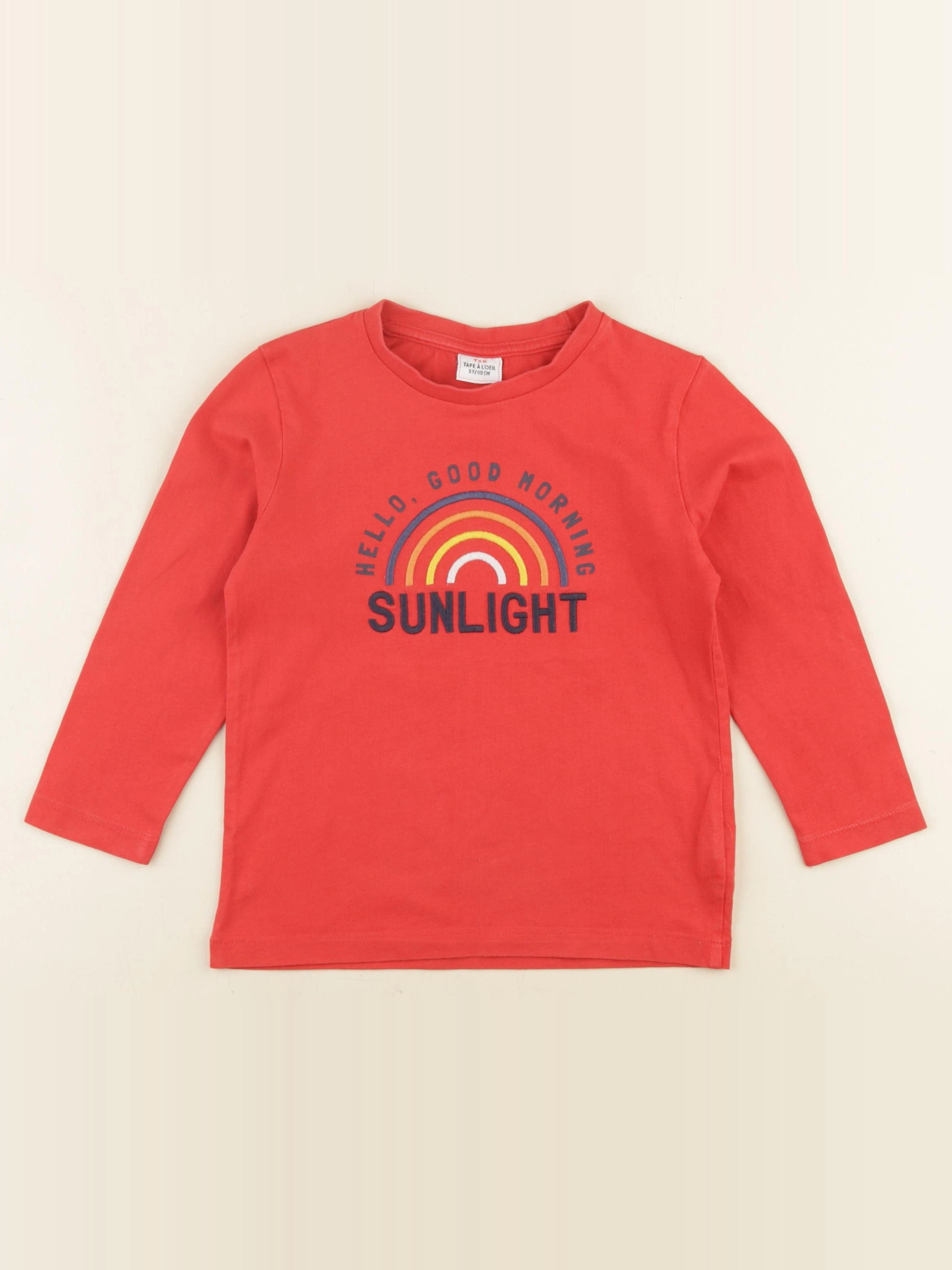 Tape à l'oeil - tee-shirt rouge - 5 ans