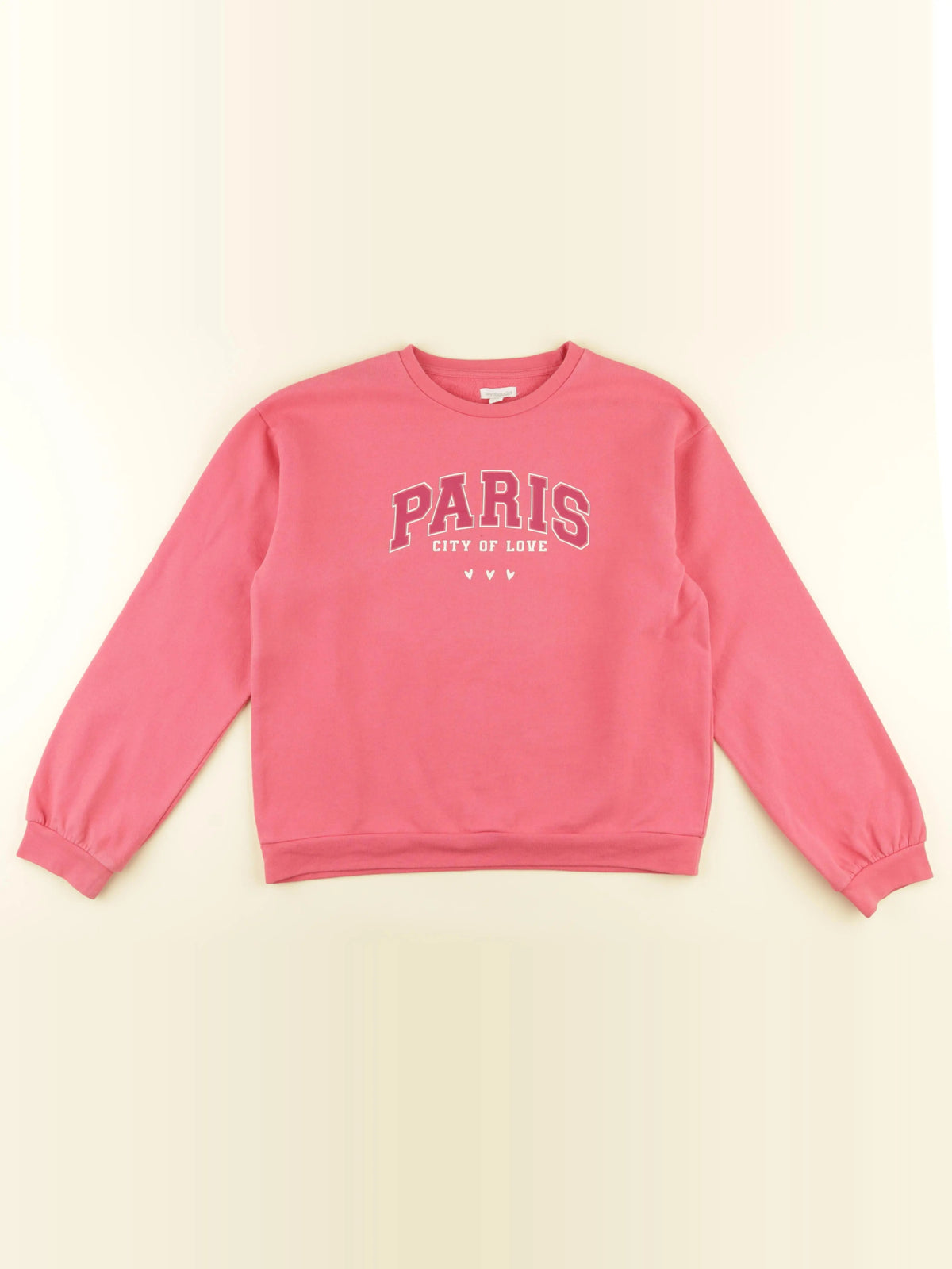 Vertbaudet - sweat rose - 14 ans