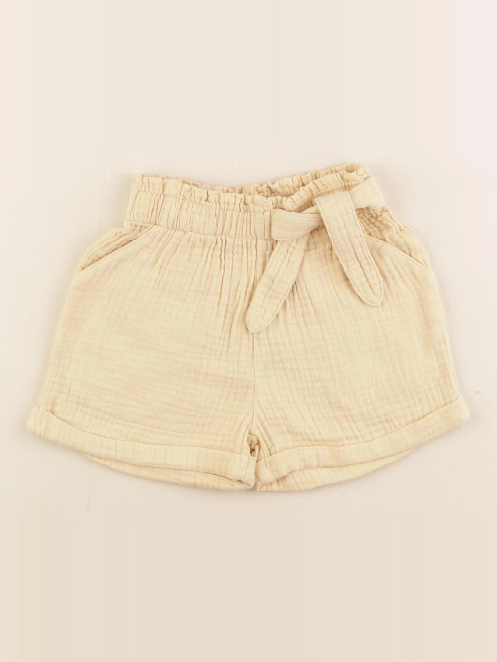 Vertbaudet - short jaune - 4 ans