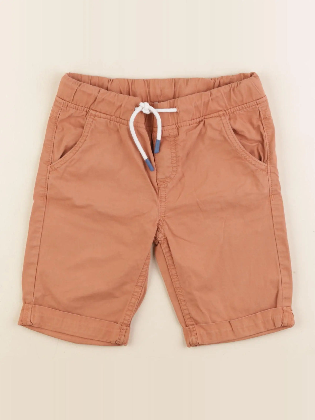 Vertbaudet - short marron - 7 ans