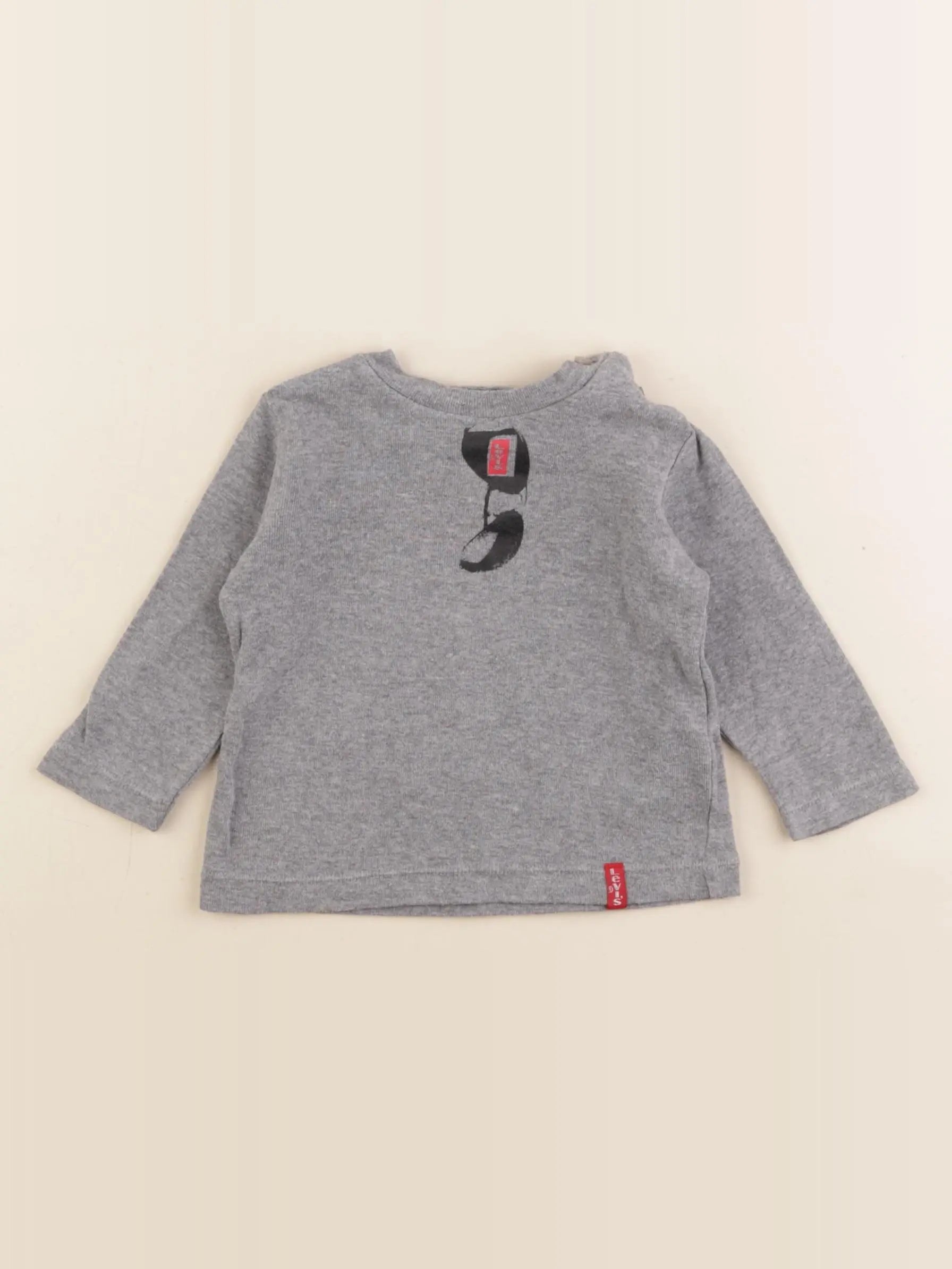 Levi's - tee-shirt gris - 6 mois