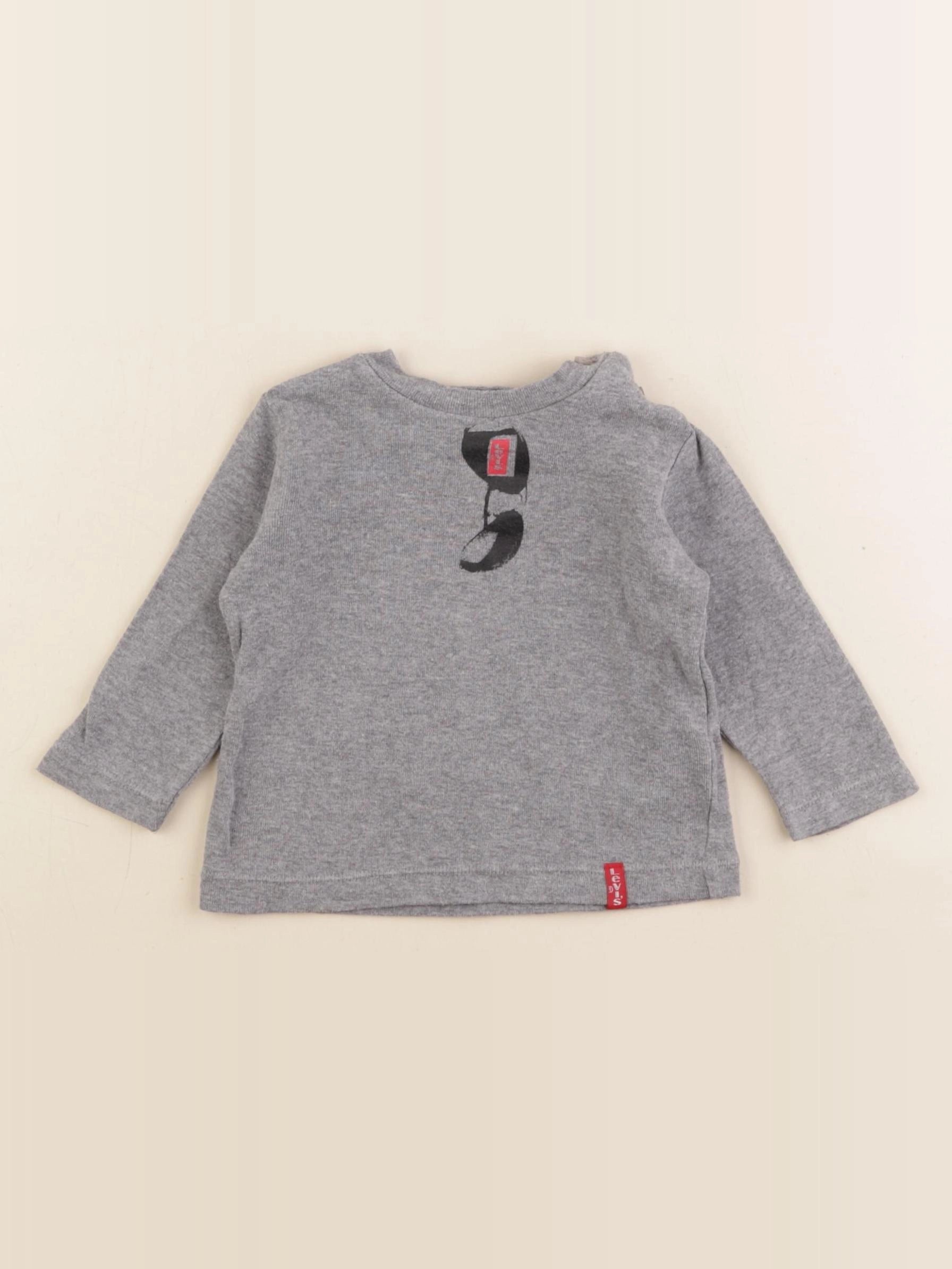 Levi's - tee-shirt gris - 6 mois