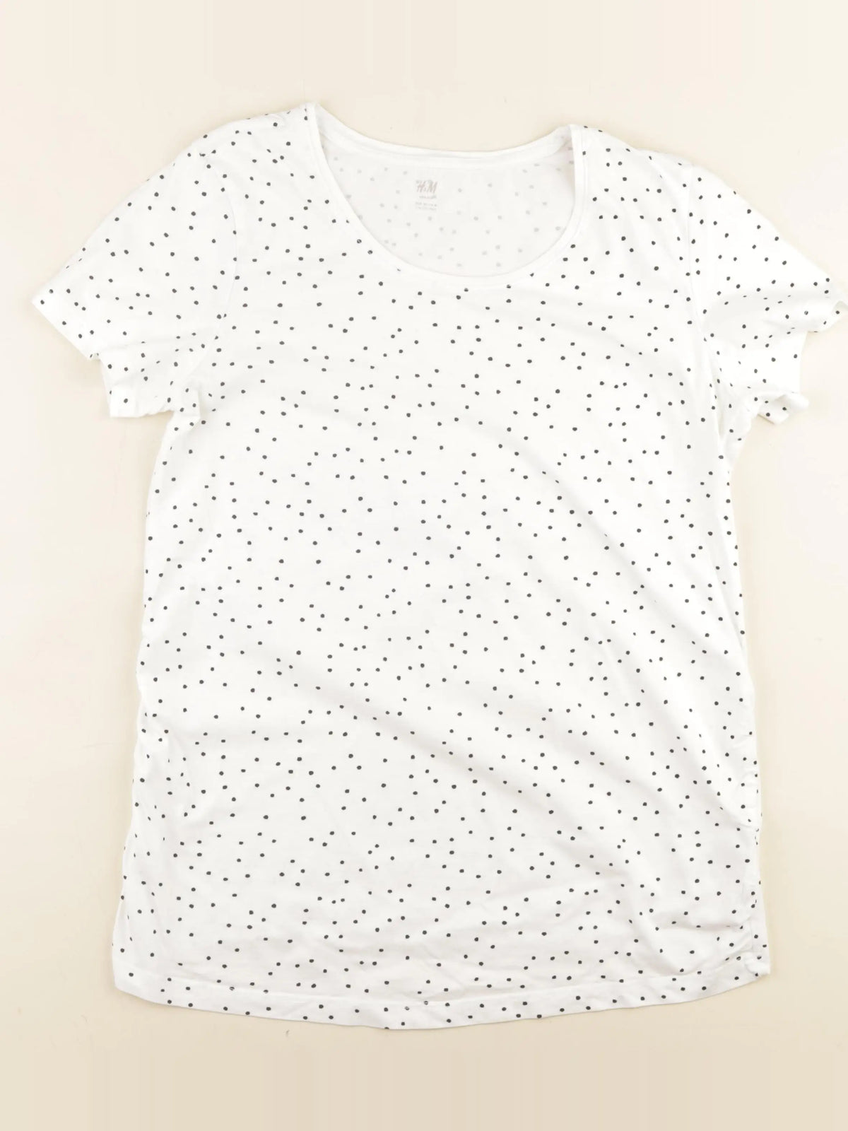 H&M - tee-shirt grossesse blanc - 40 à 42
