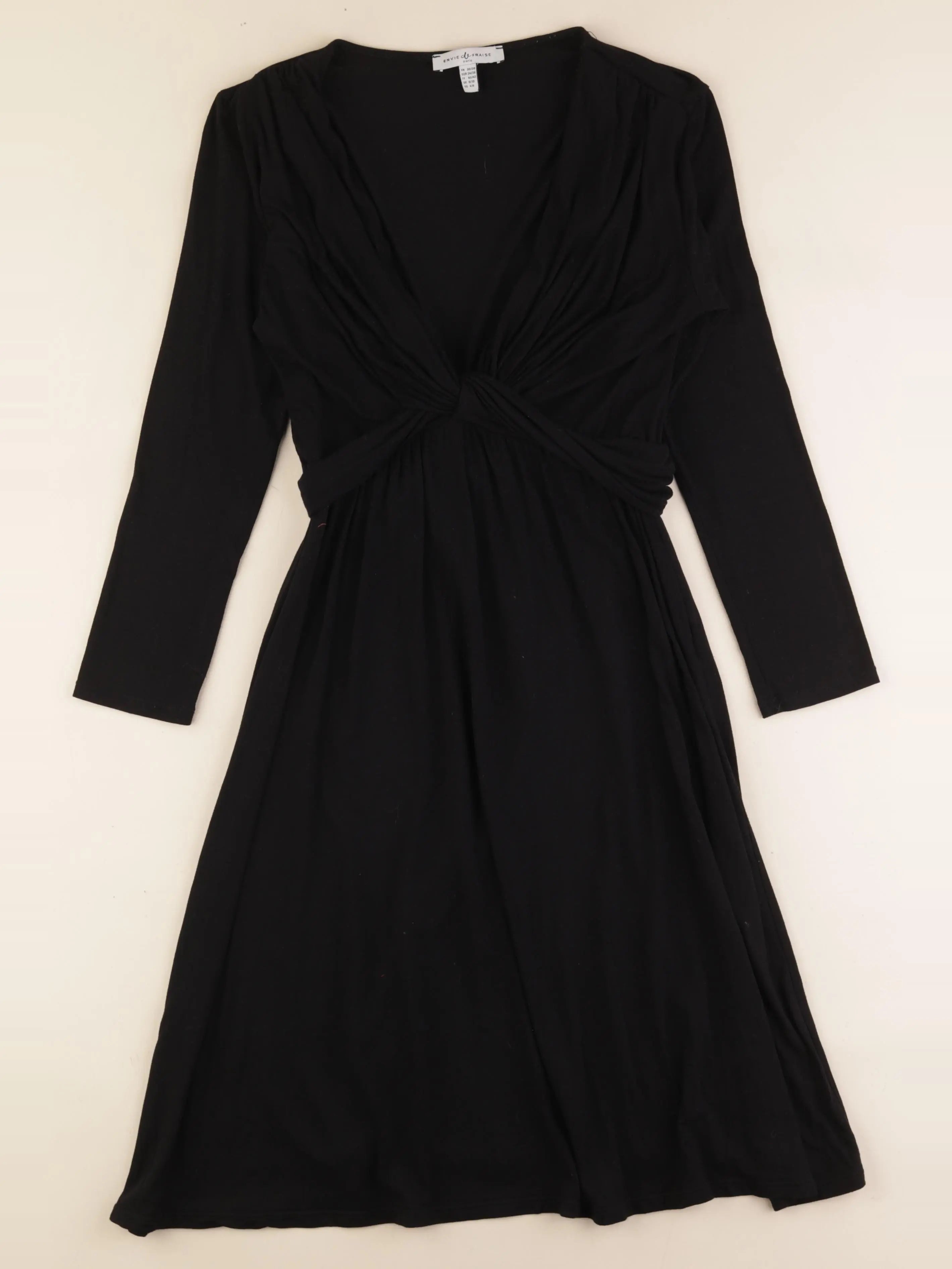 Envie de fraise - robe grossesse, allaitement noir - 36 à 38