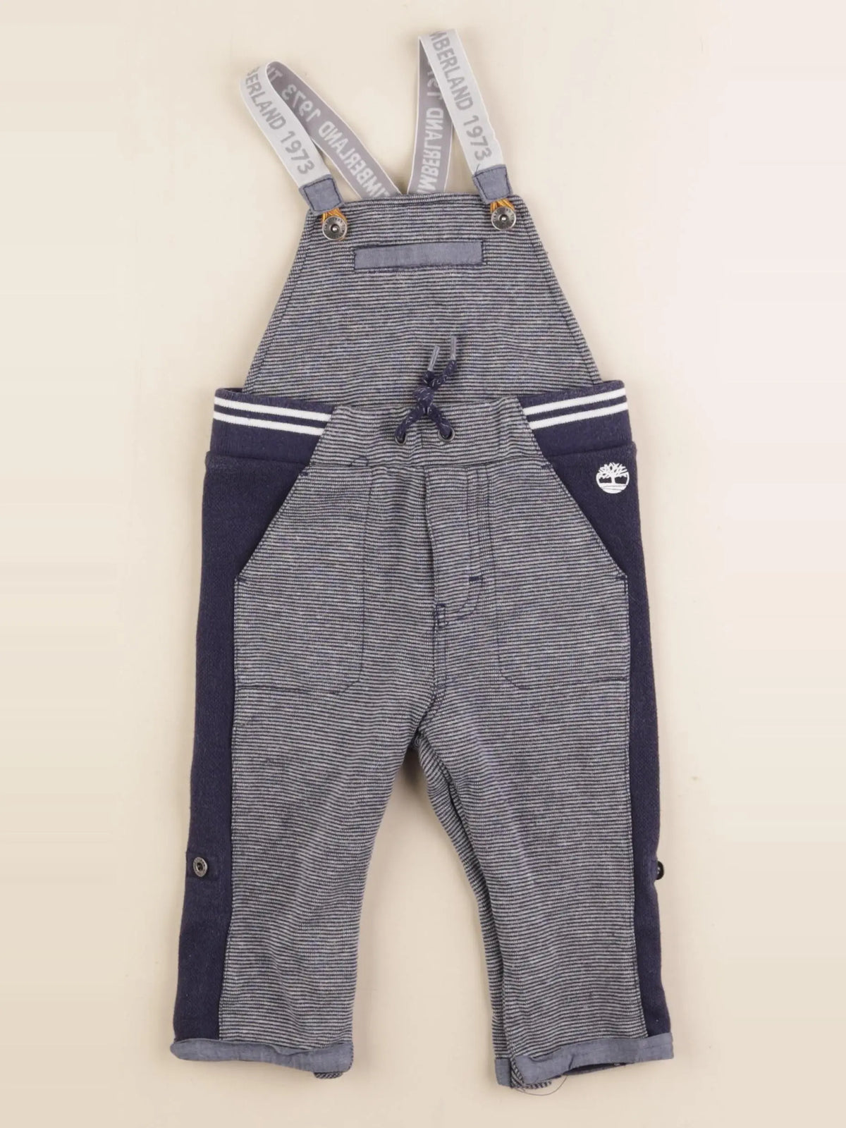 Timberland - salopette bleu, blanc - 12 mois