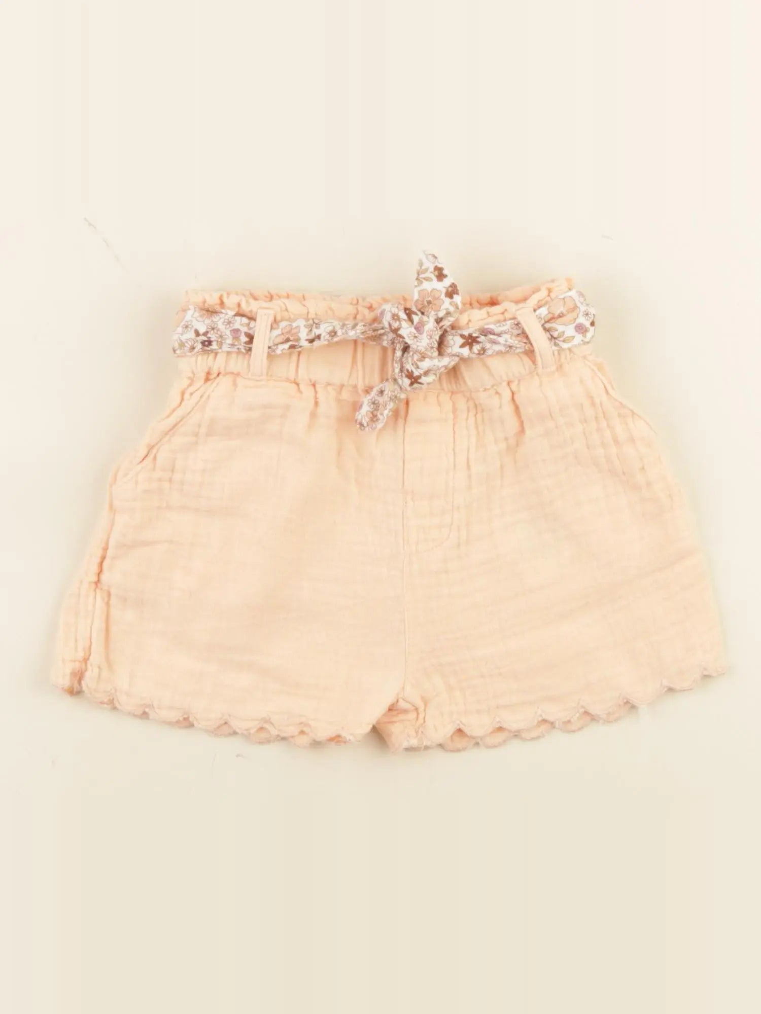Vertbaudet - short orange - 18 mois