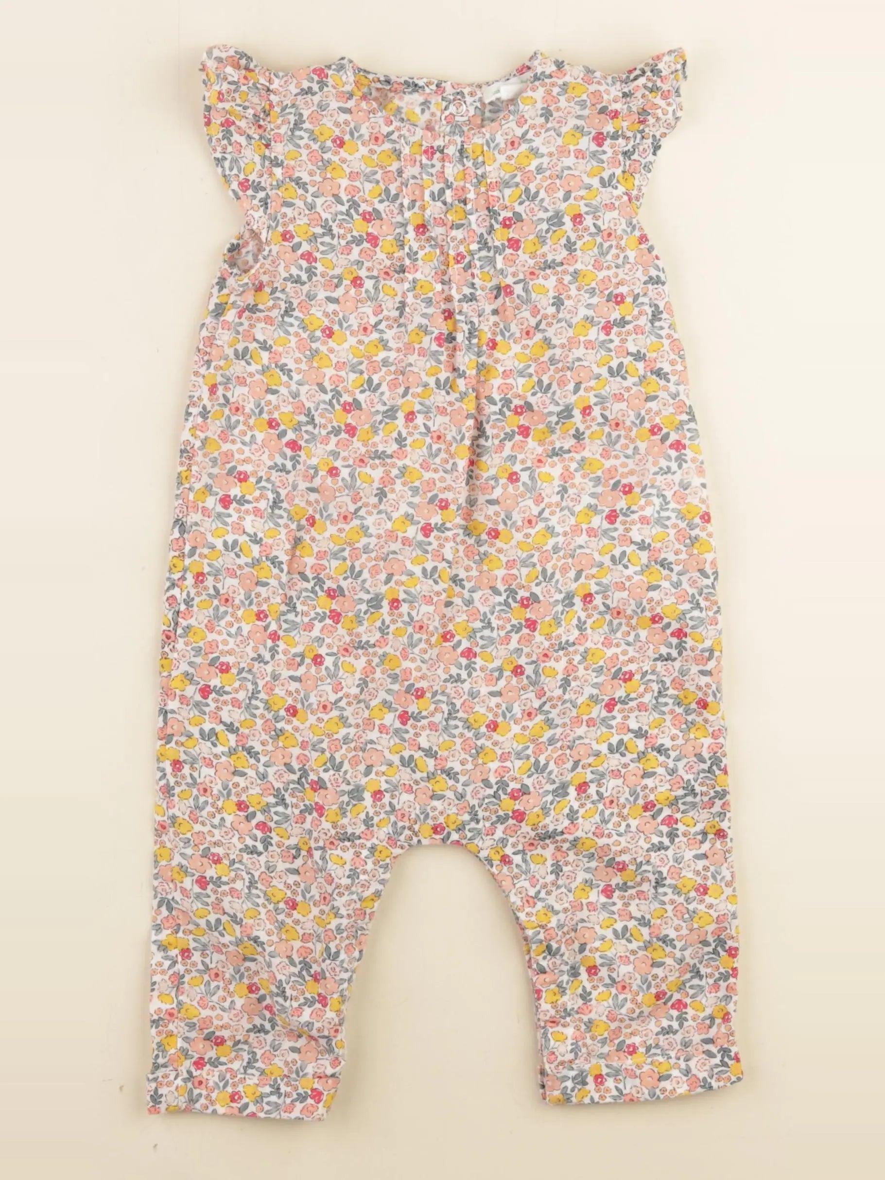 Vertbaudet - combinaison multicolore - 9 mois