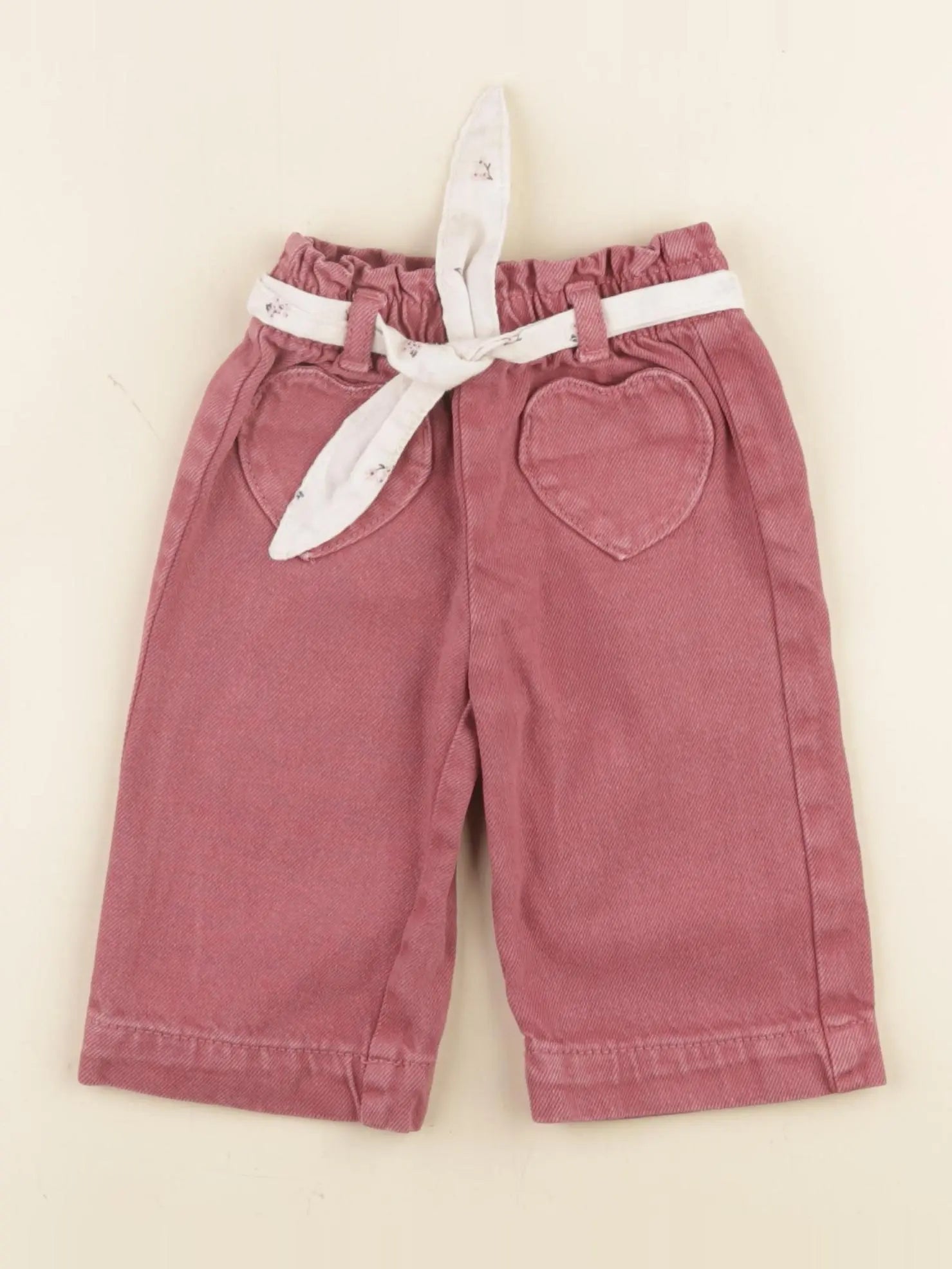 Vertbaudet - jean rose - 6 mois