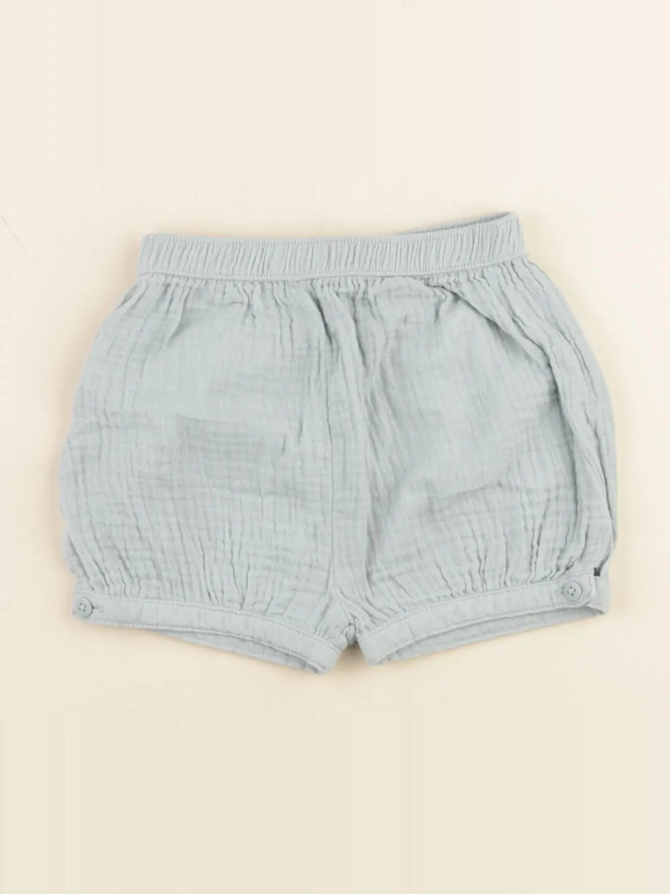 Vertbaudet - short bleu - 12 mois