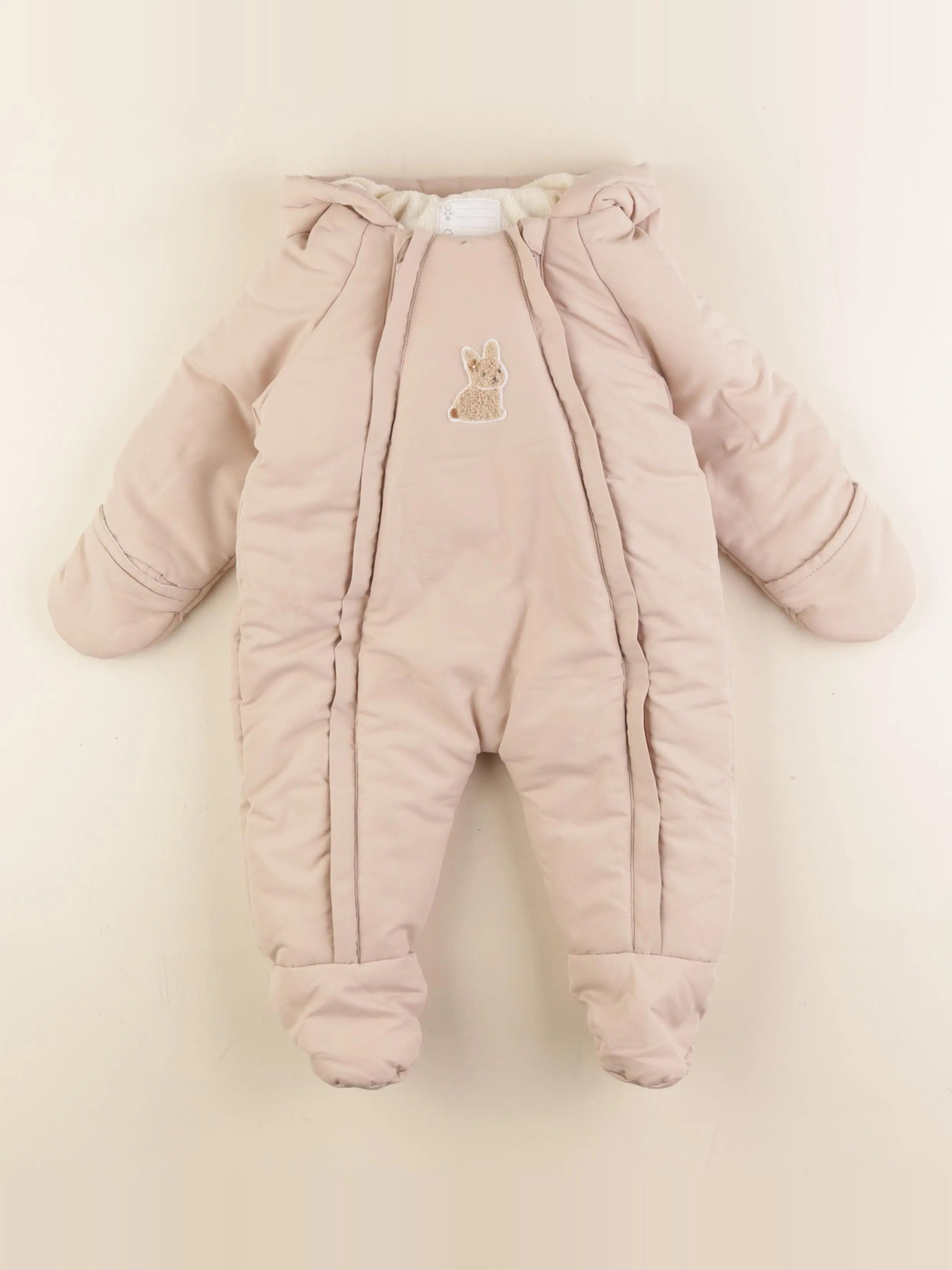 Vertbaudet - combi-pilote beige - 9 mois