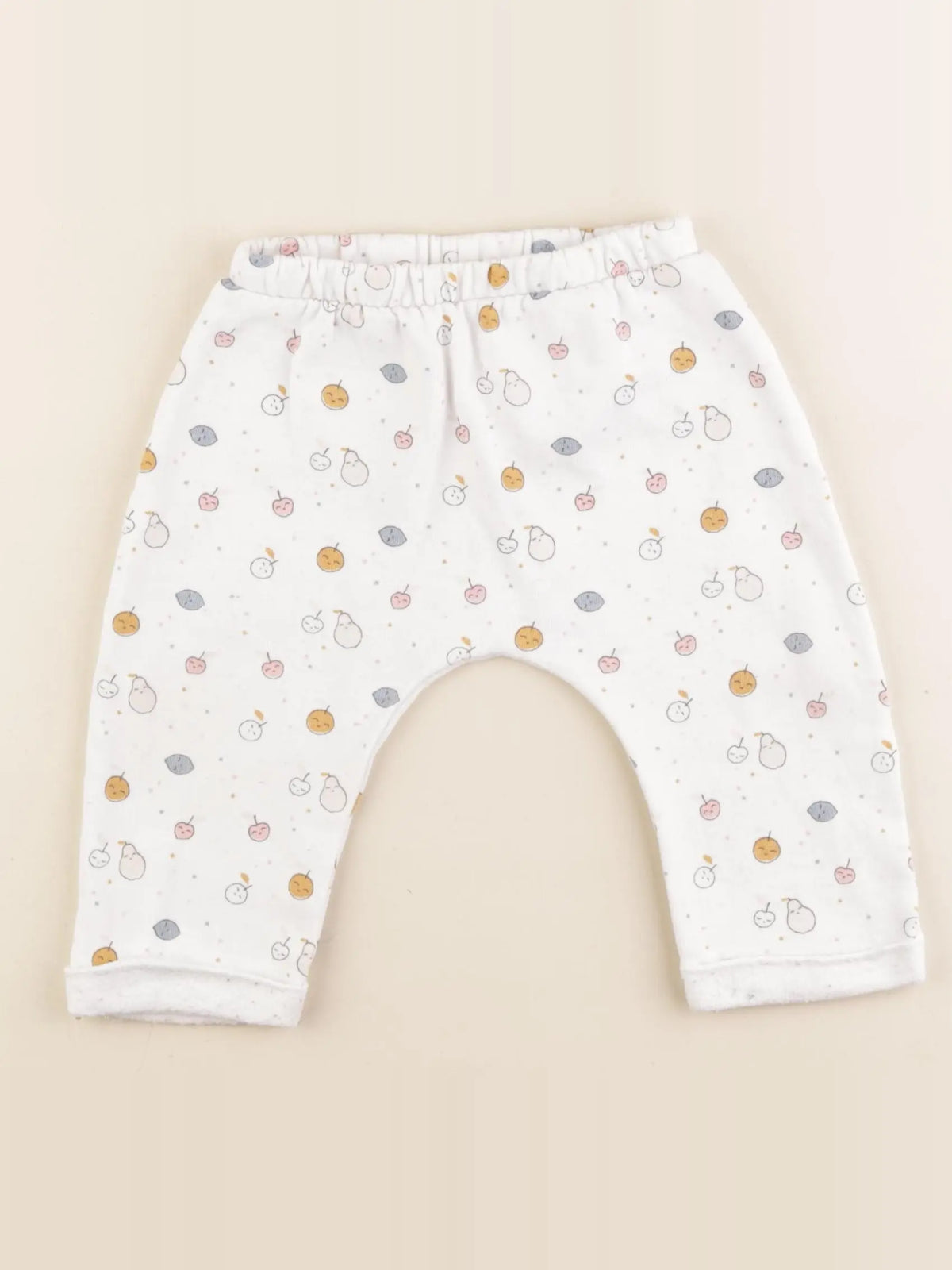 Vertbaudet - sarouel blanc - 12 mois