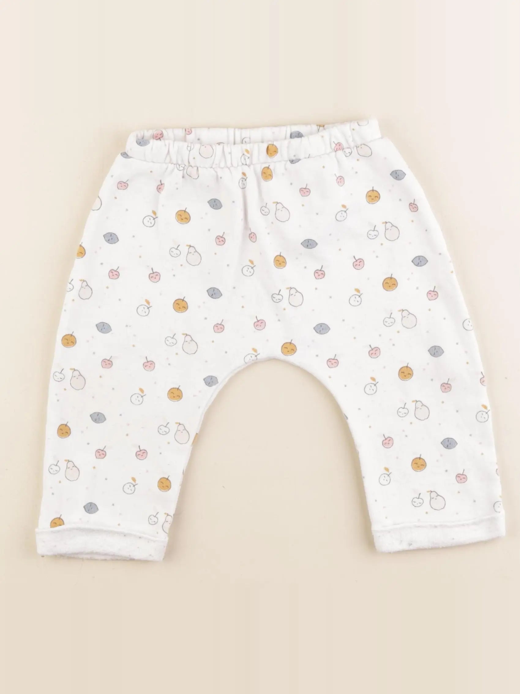 Vertbaudet - sarouel blanc - 12 mois