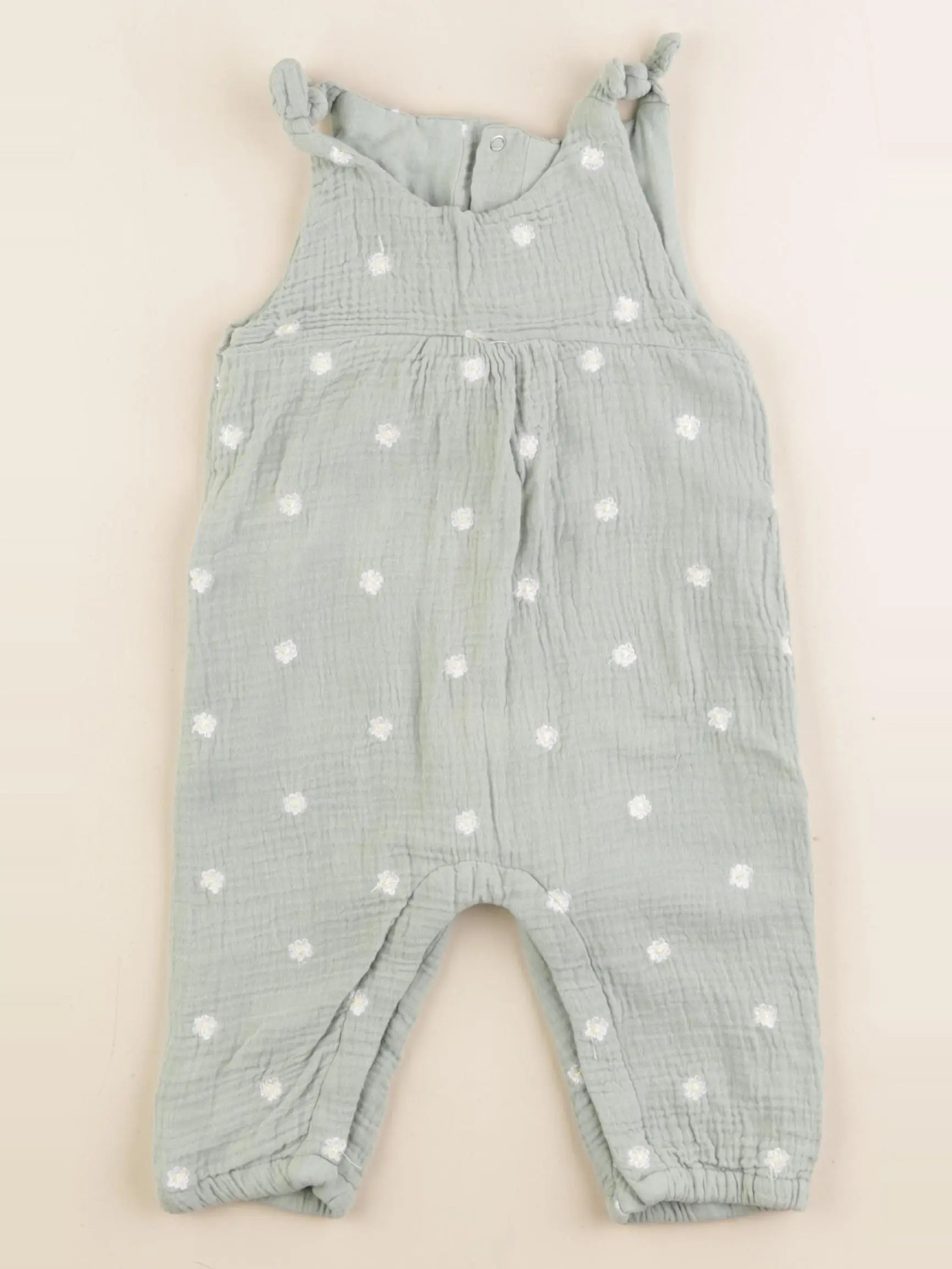 Vertbaudet - combinaison vert - 12 mois