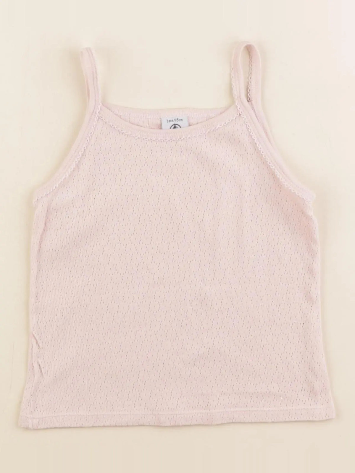 Petit Bateau - maillot de corps rose - 3 ans
