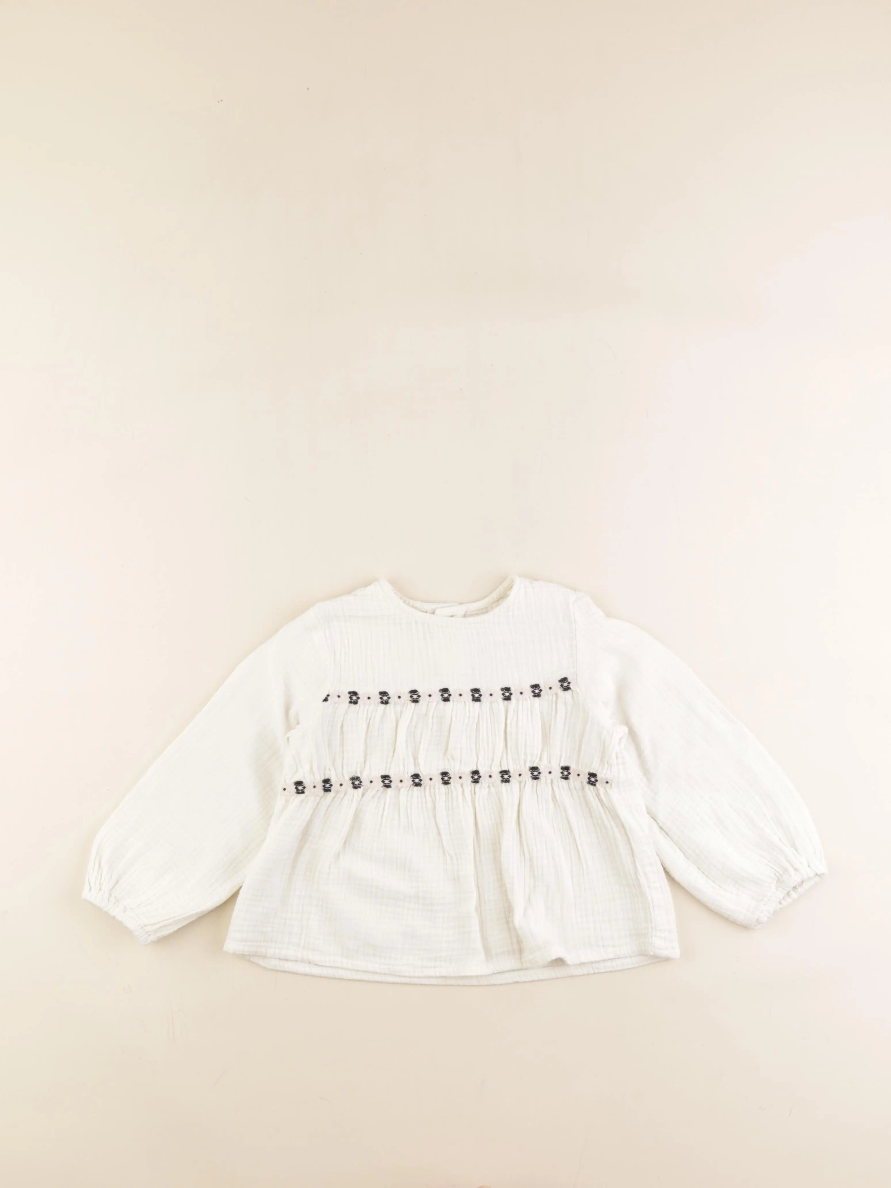 Zara - blouse beige - 5 ans