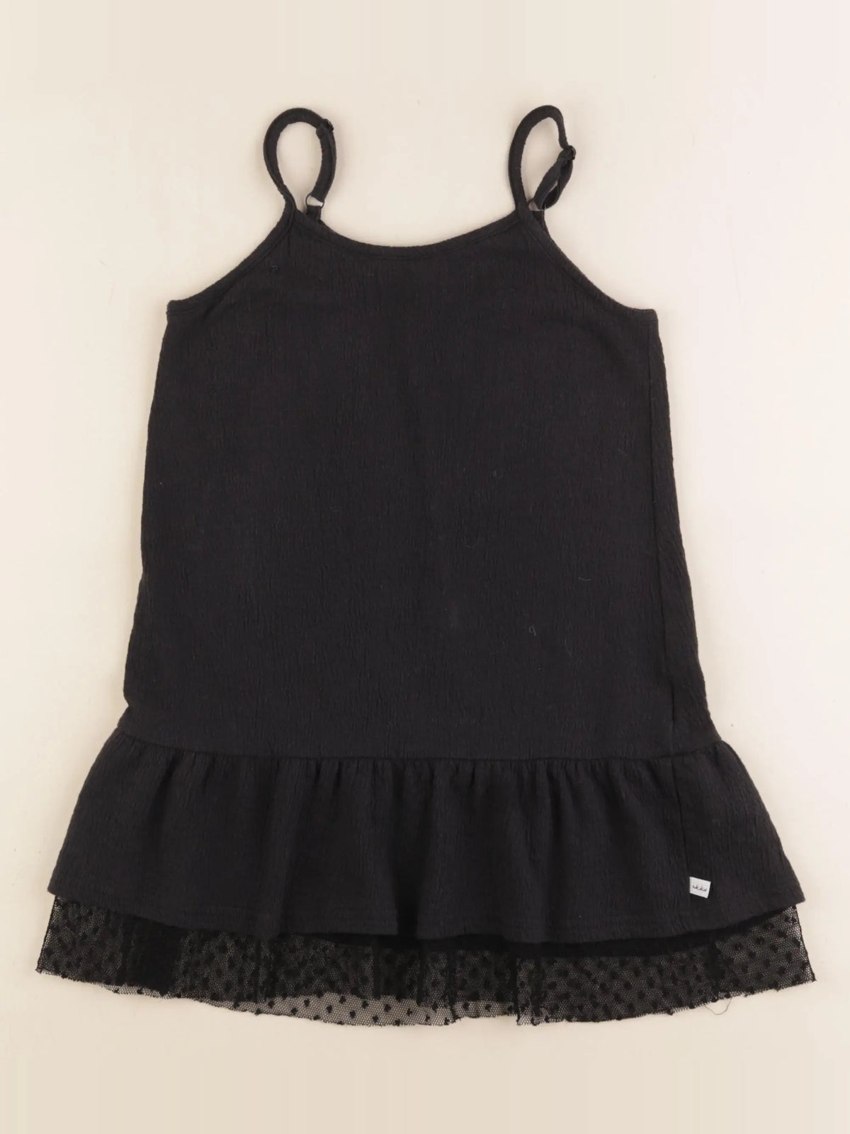 IKKS - robe noir - 4 ans