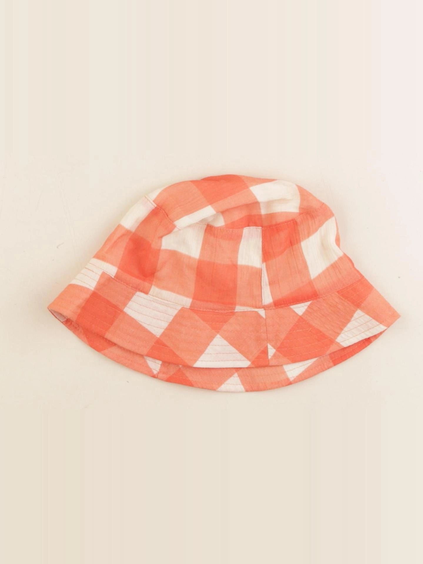 Monoprix - chapeau orange - 7/10 ans