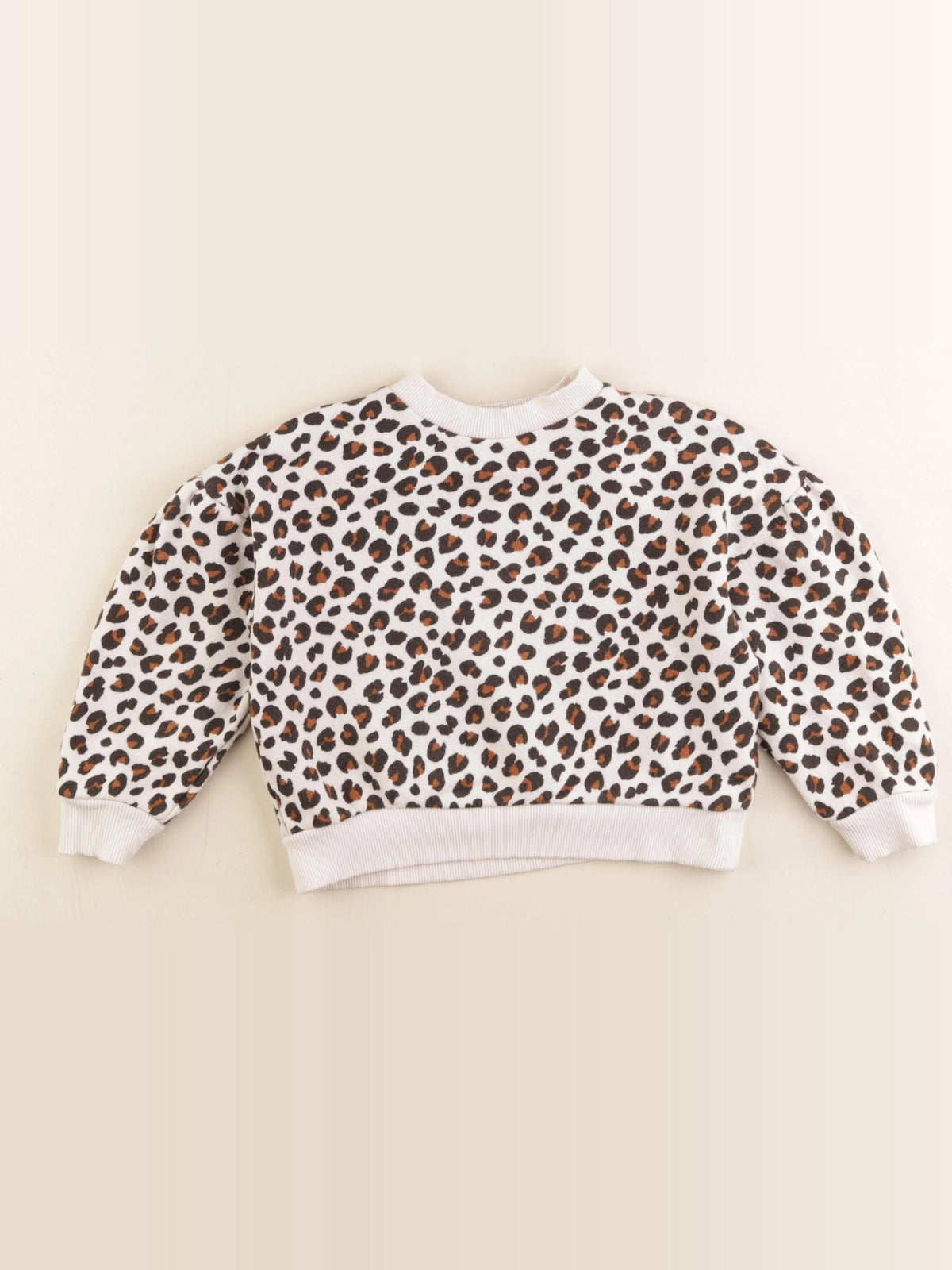 Monoprix - sweat beige - 5 ans