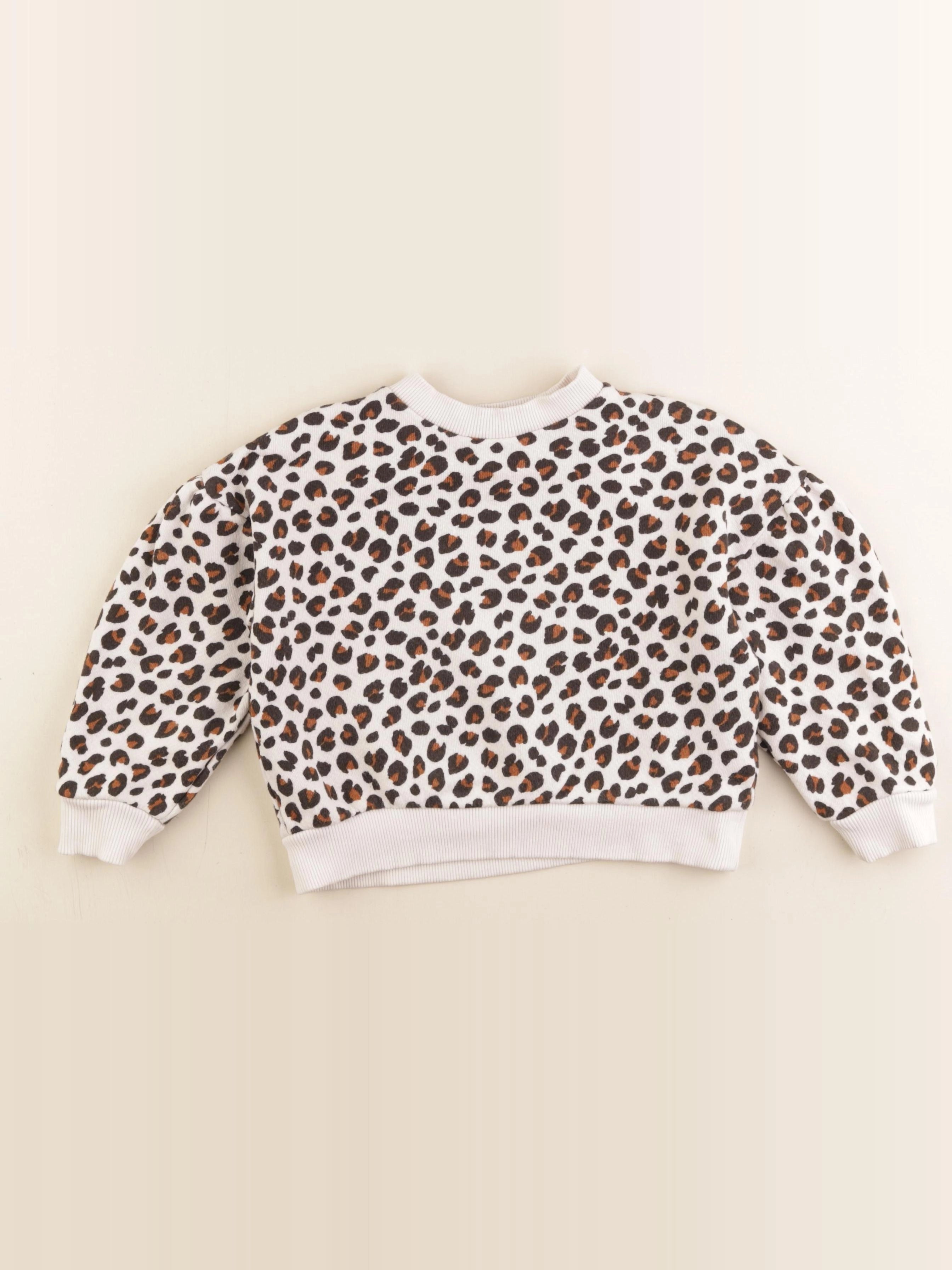 Monoprix - sweat beige - 5 ans