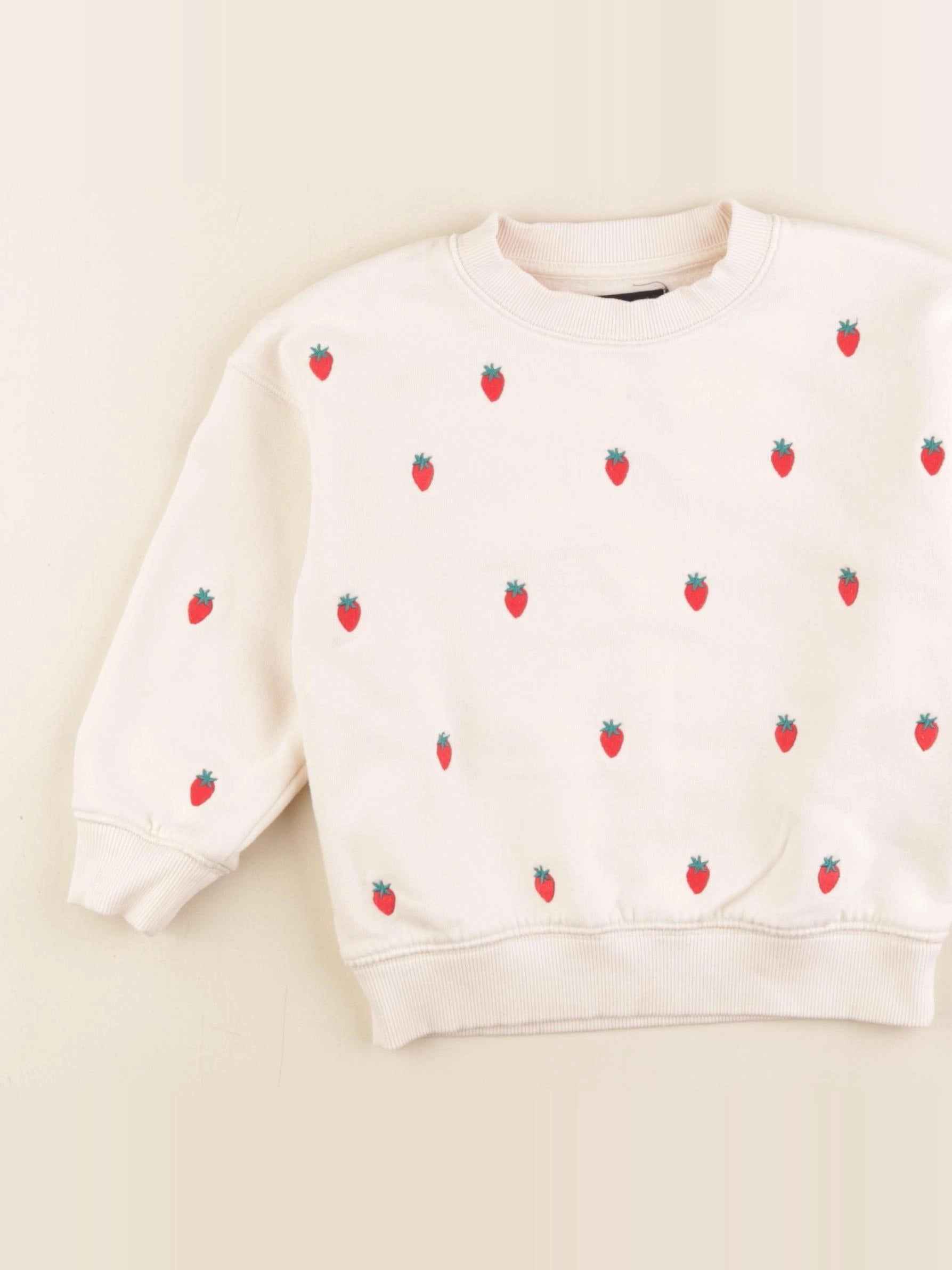 Monoprix - sweat beige - 5 ans