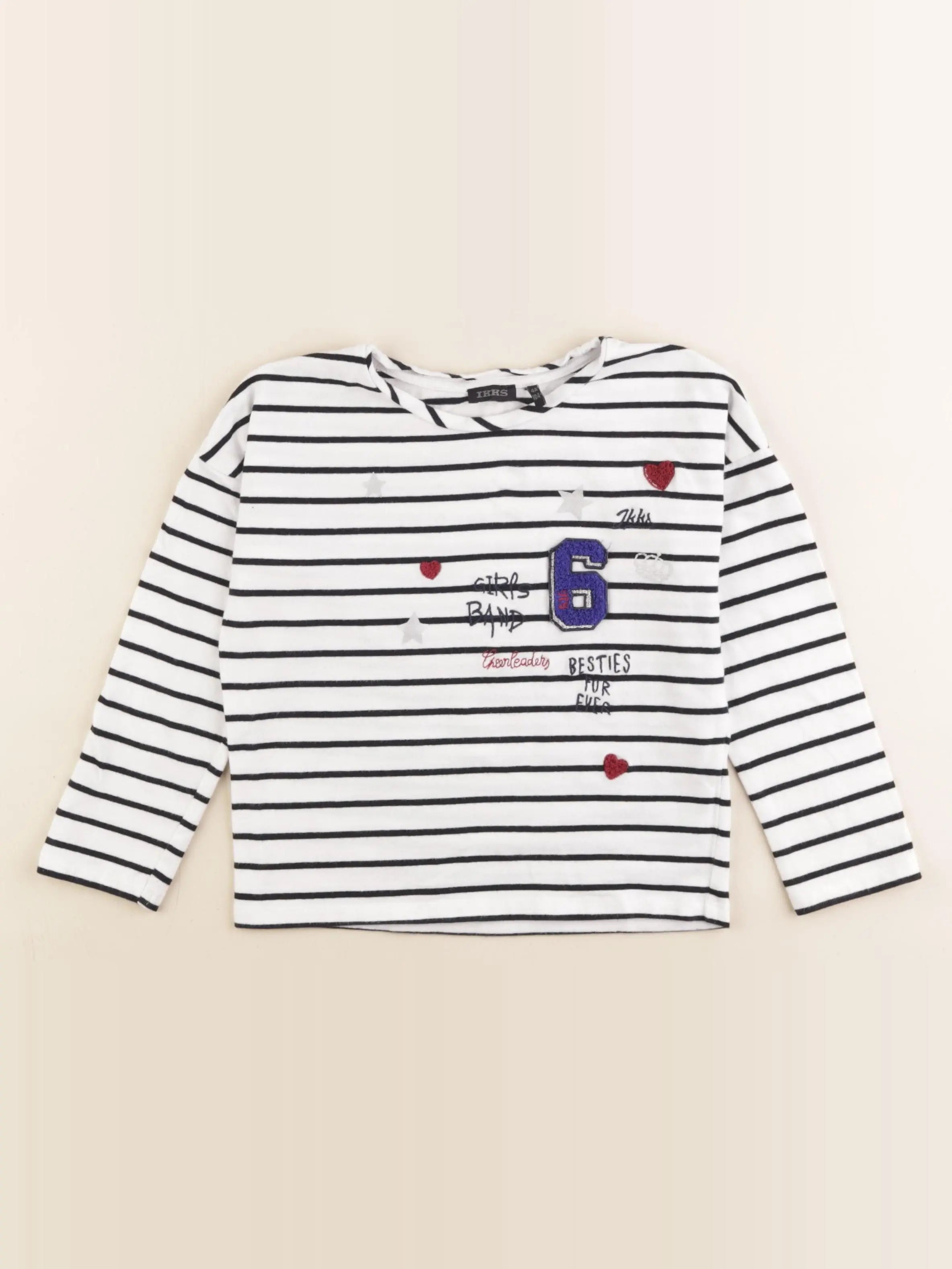 IKKS - tee-shirt blanc - 4 ans