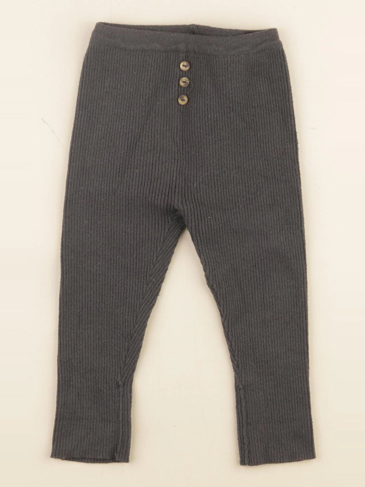 Vertbaudet - legging gris - 12 mois