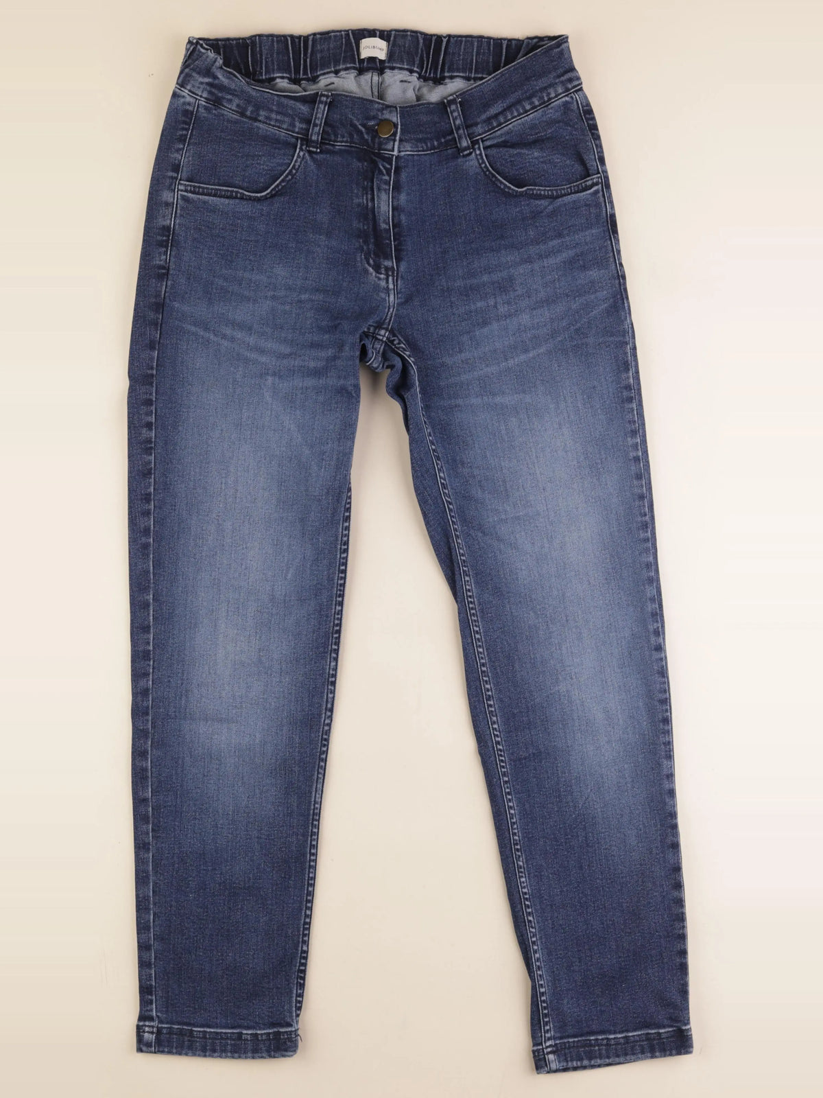 Jolibump - jean grossesse bleu - m