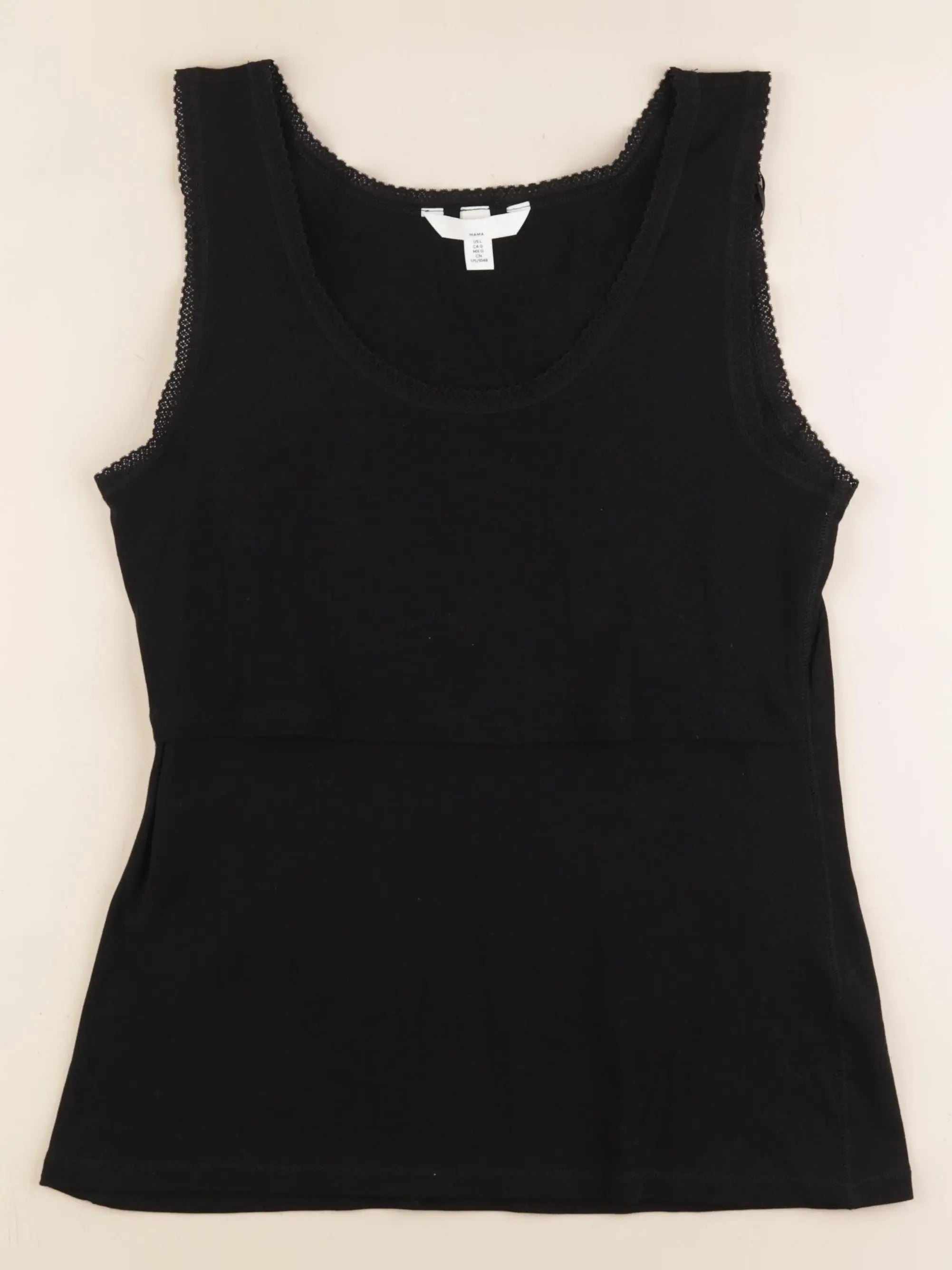 H&M - tee-shirt allaitement noir - l