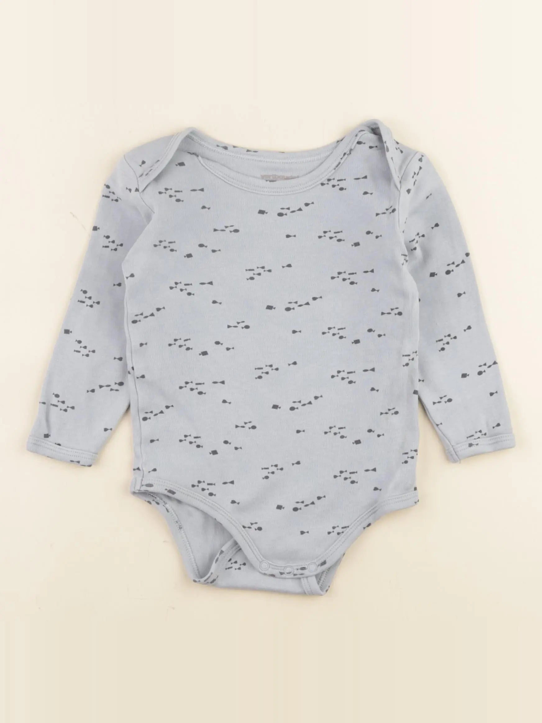 Vertbaudet - body bleu - 18 mois