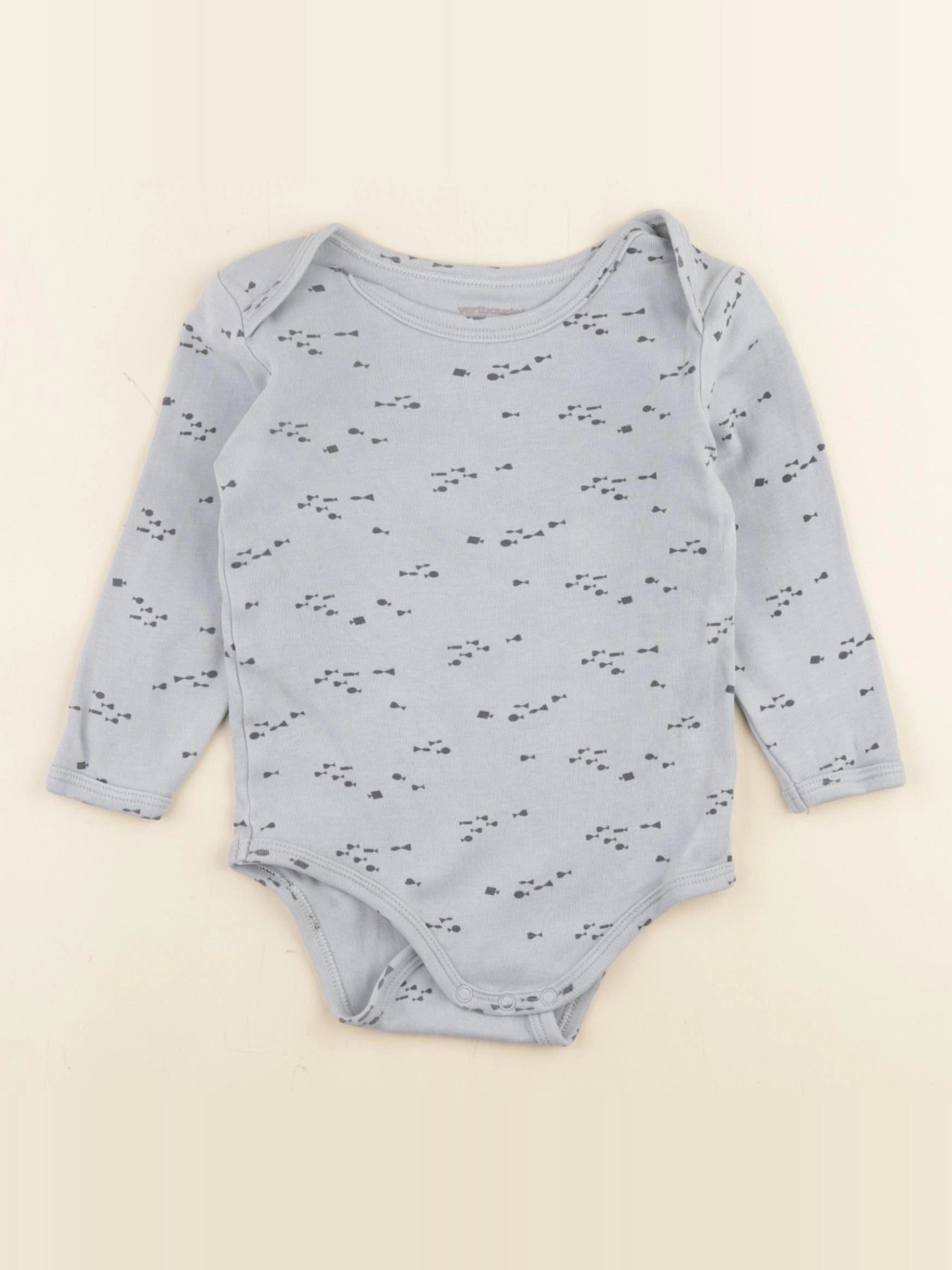 Vertbaudet - body bleu - 18 mois