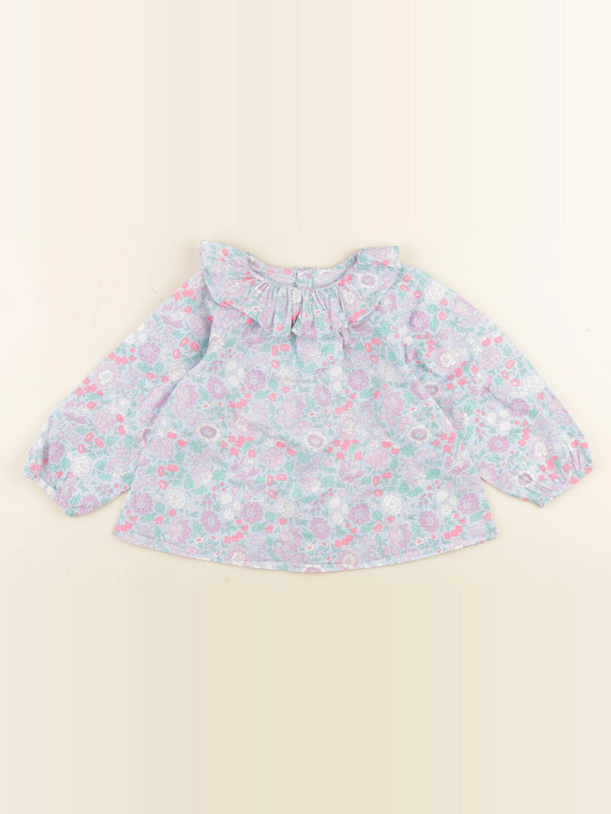 Jacadi - blouse liberty multicolore - 36 mois