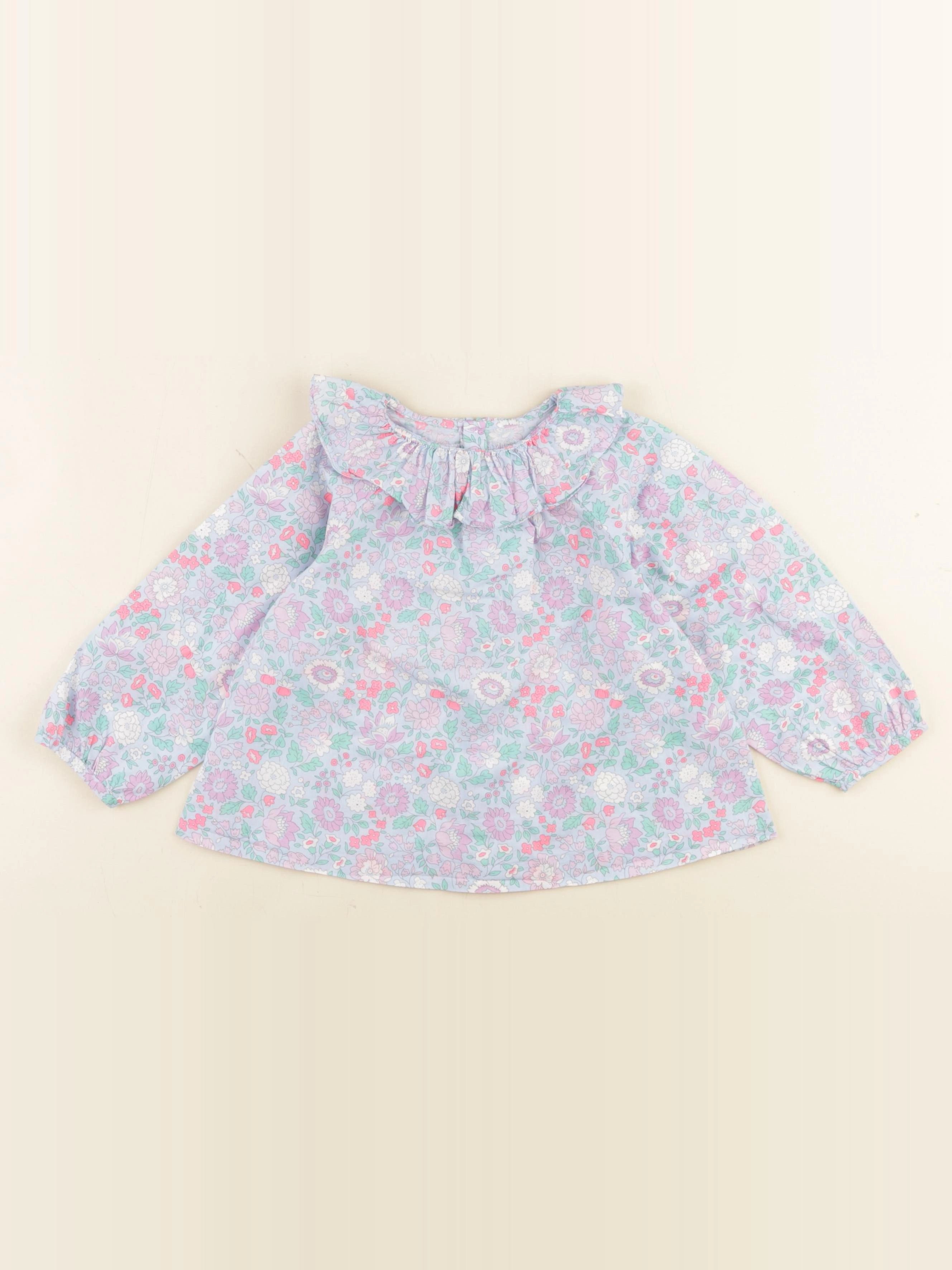 Jacadi - blouse liberty multicolore - 36 mois