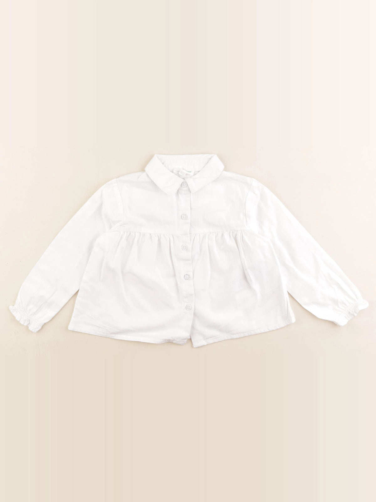 Vertbaudet - blouse blanc - 2 ans