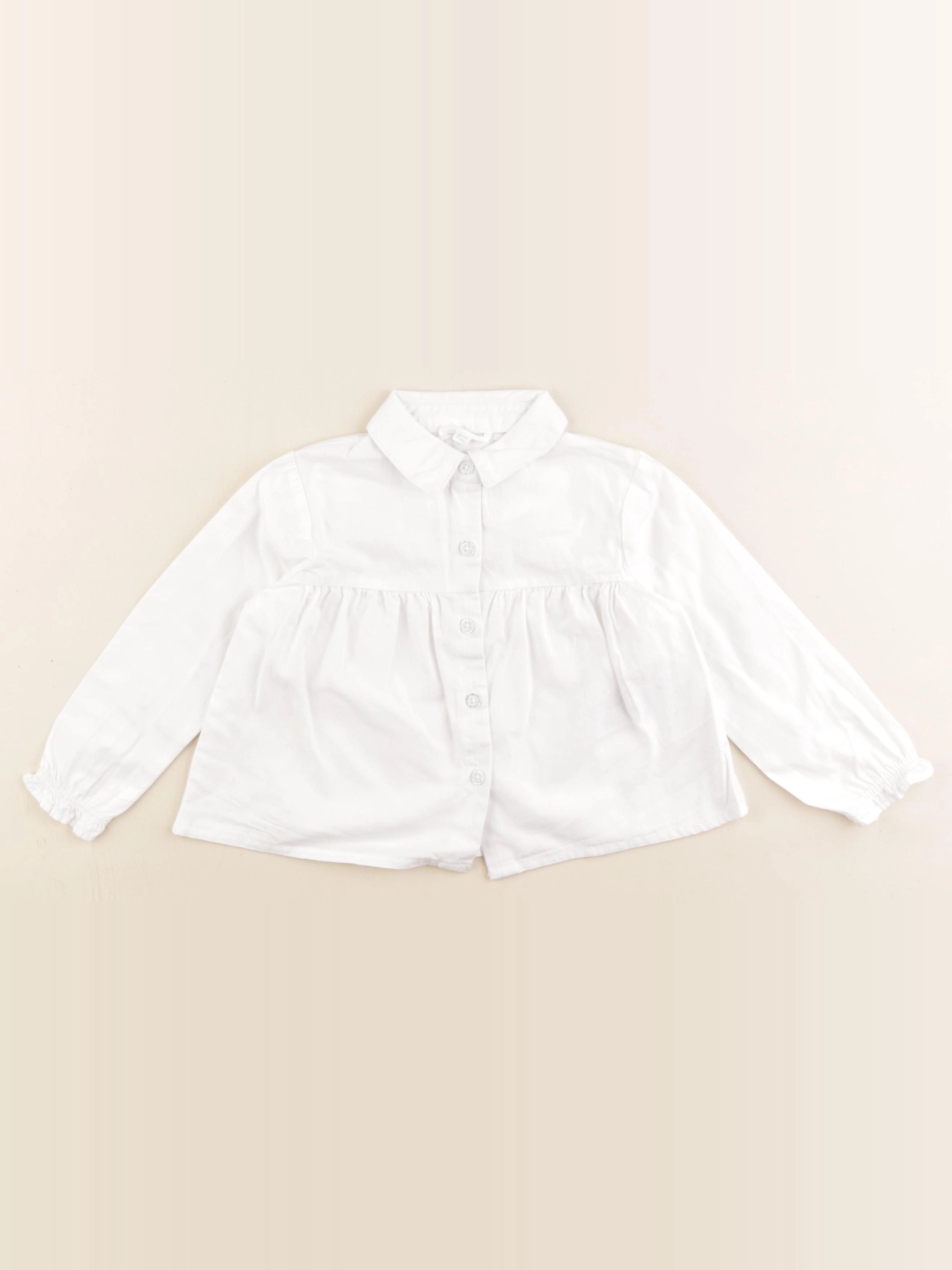 Vertbaudet - blouse blanc - 2 ans