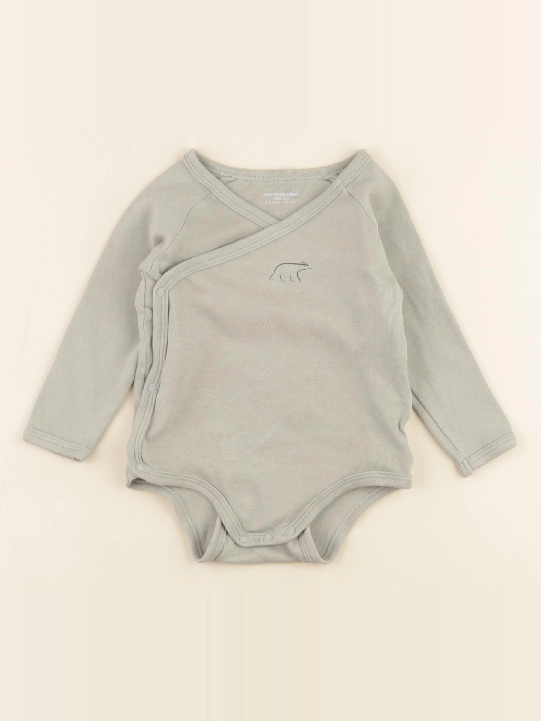 Vertbaudet - body vert - 12 mois