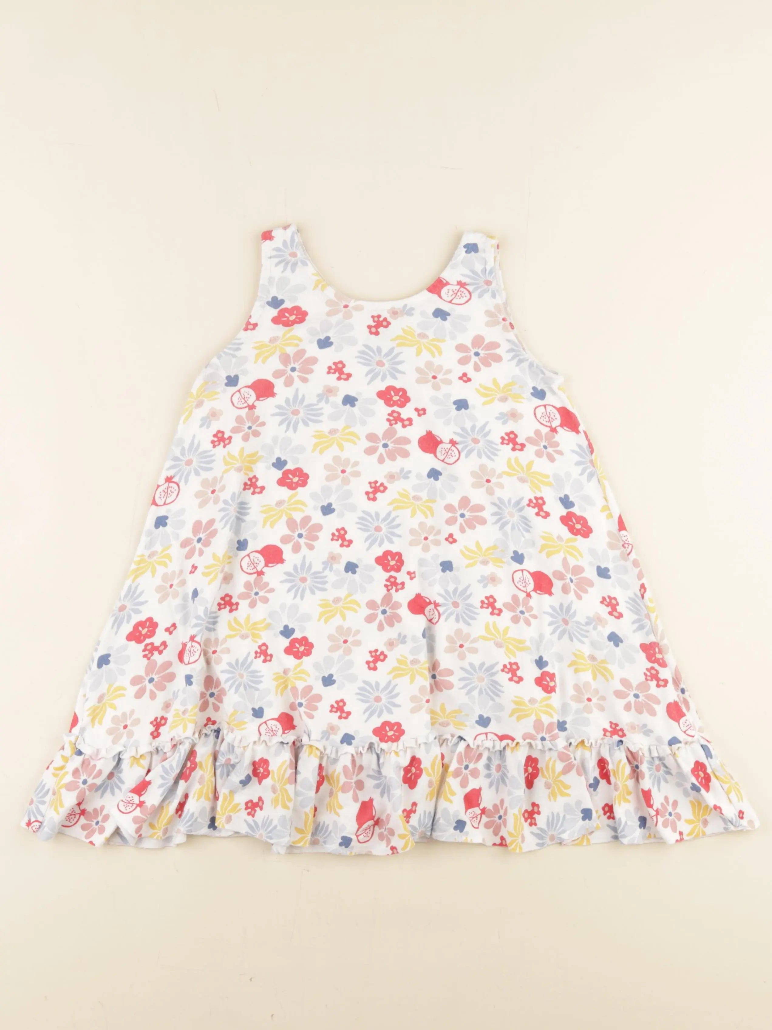 Petit Bateau - robe multicolore - 4 ans