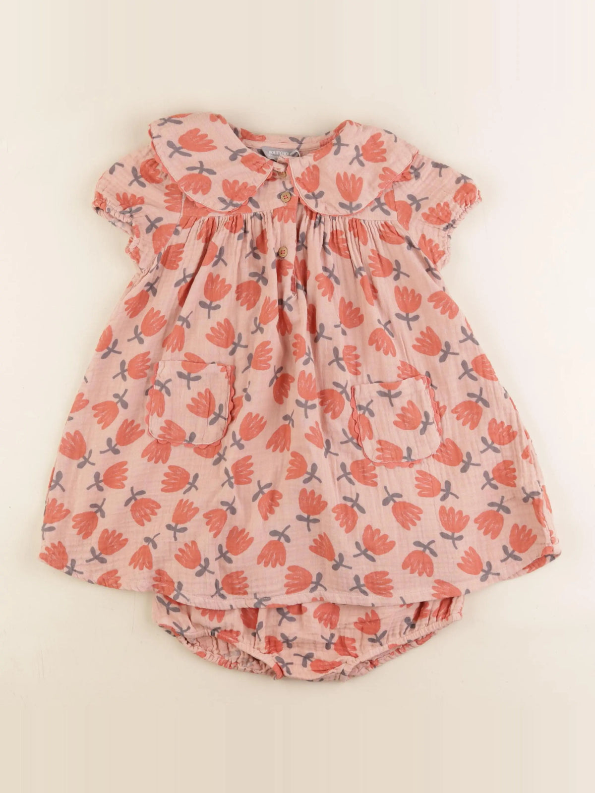 Boutchou - robe rose - 24 mois