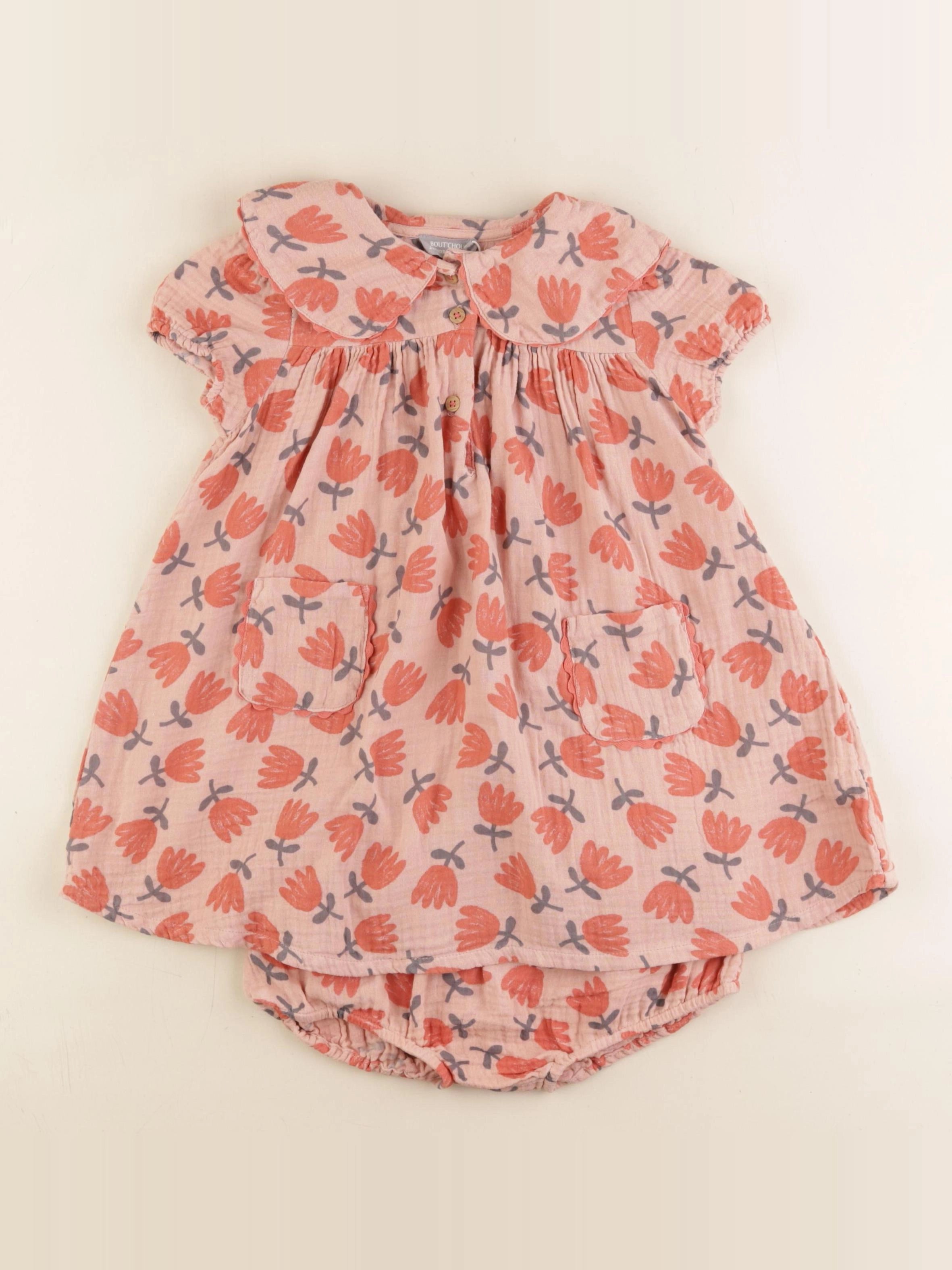 Boutchou - robe rose - 24 mois