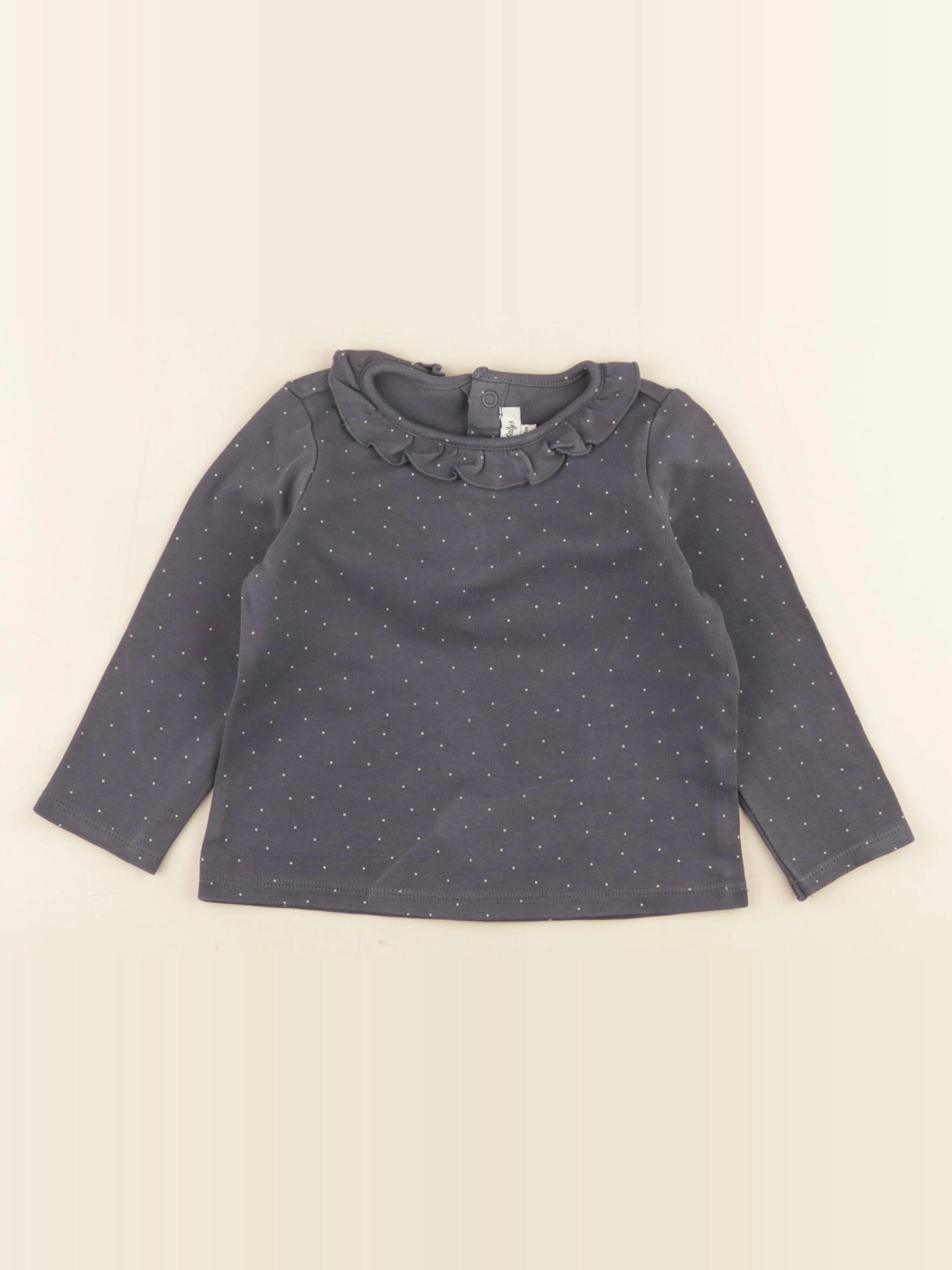 Natalys - tee-shirt gris - 24 mois