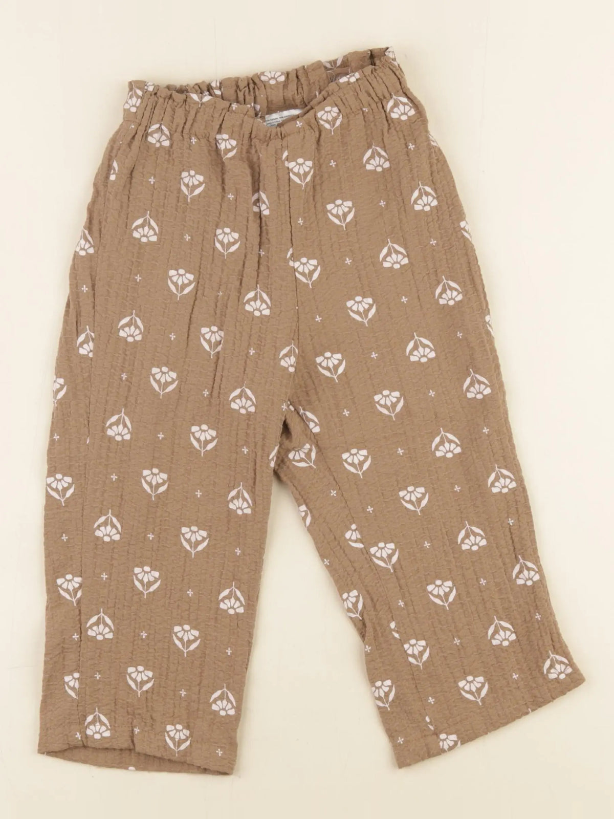 H&M - pantalon marron - 18/24 mois