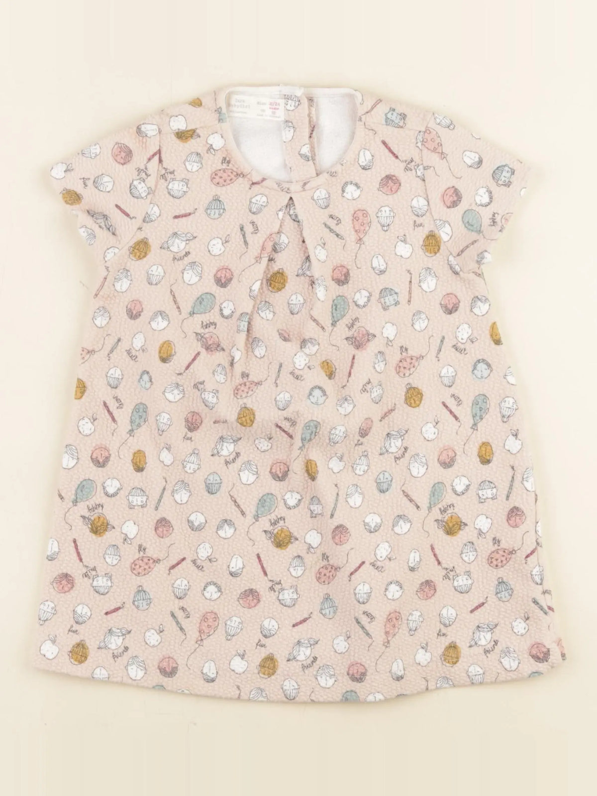 Zara - robe multicolore - 18/24 mois